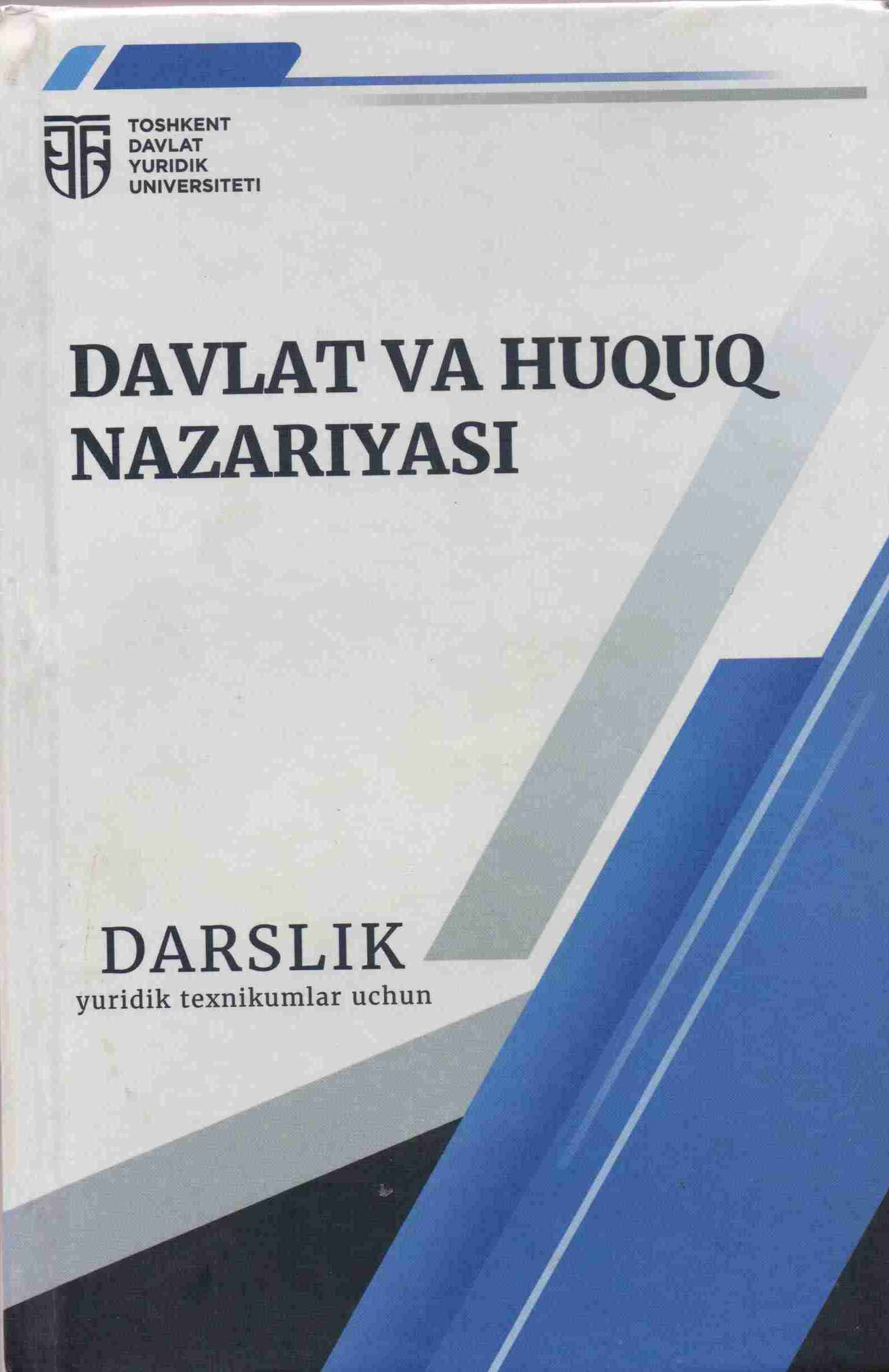 Davlat va huquq nazariyasi