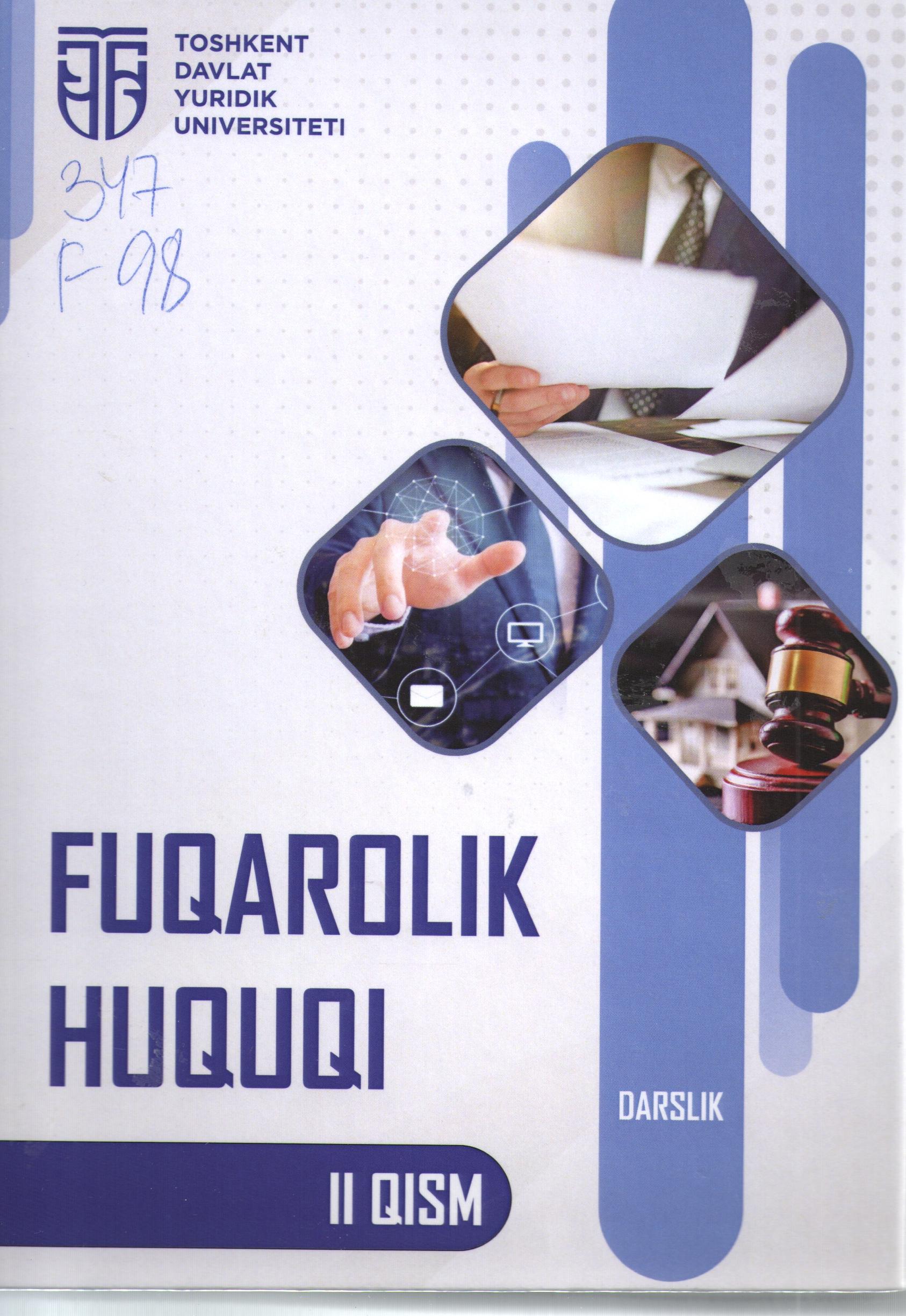 Fuqarolik huquqi: II qism