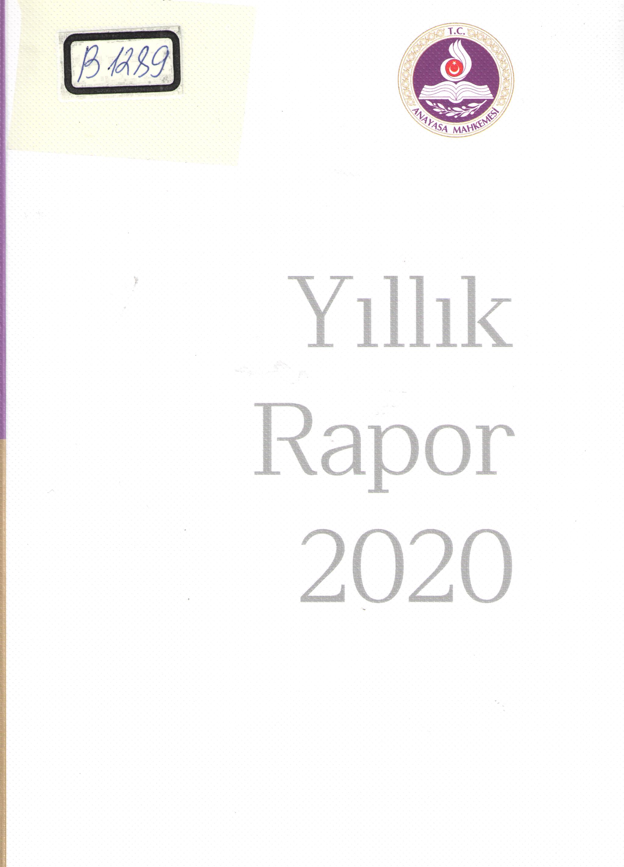 Yıllık Rapor 2020