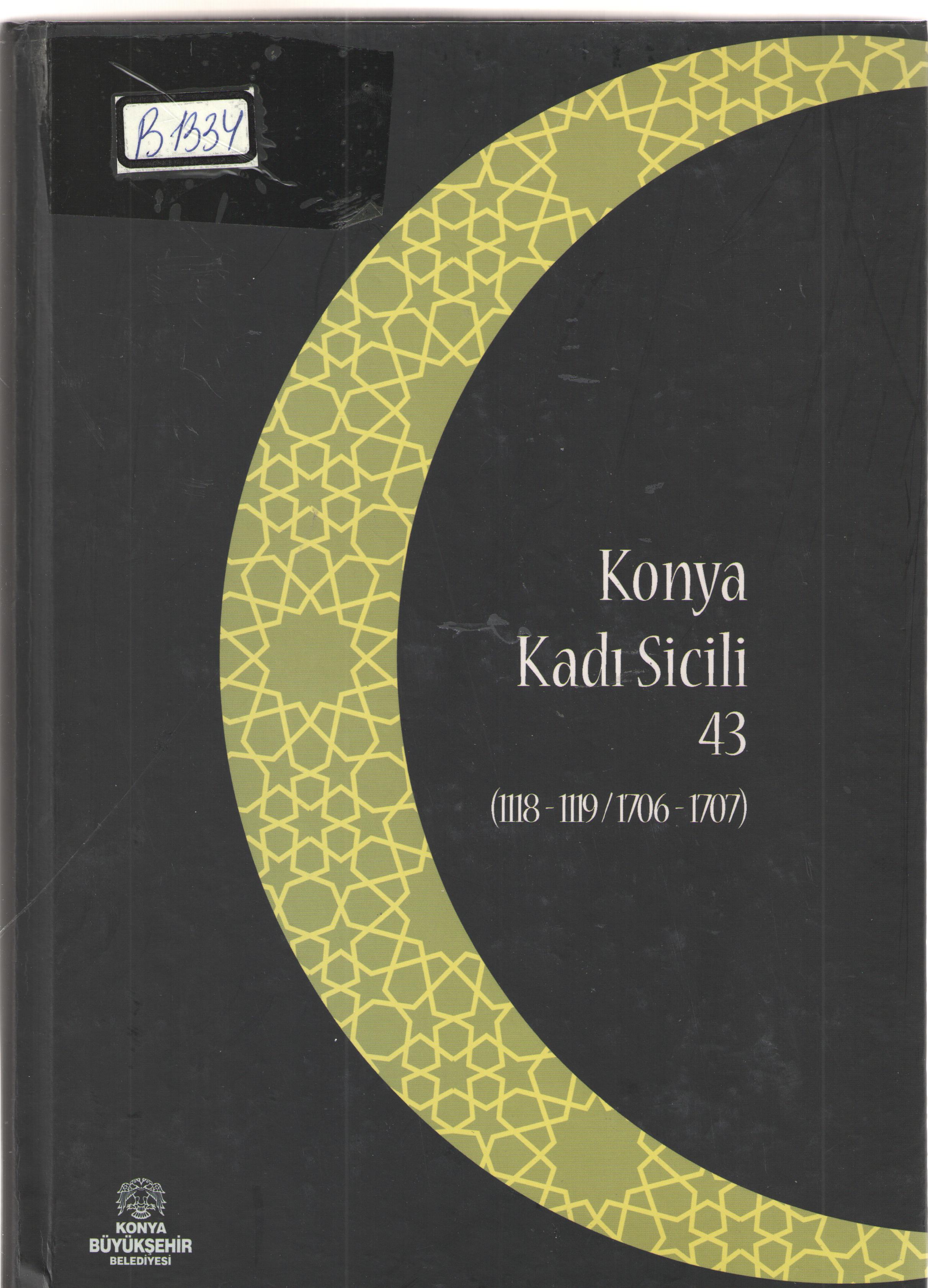 Konya Kadı Sicili (1118-1119/1706-1707) 43