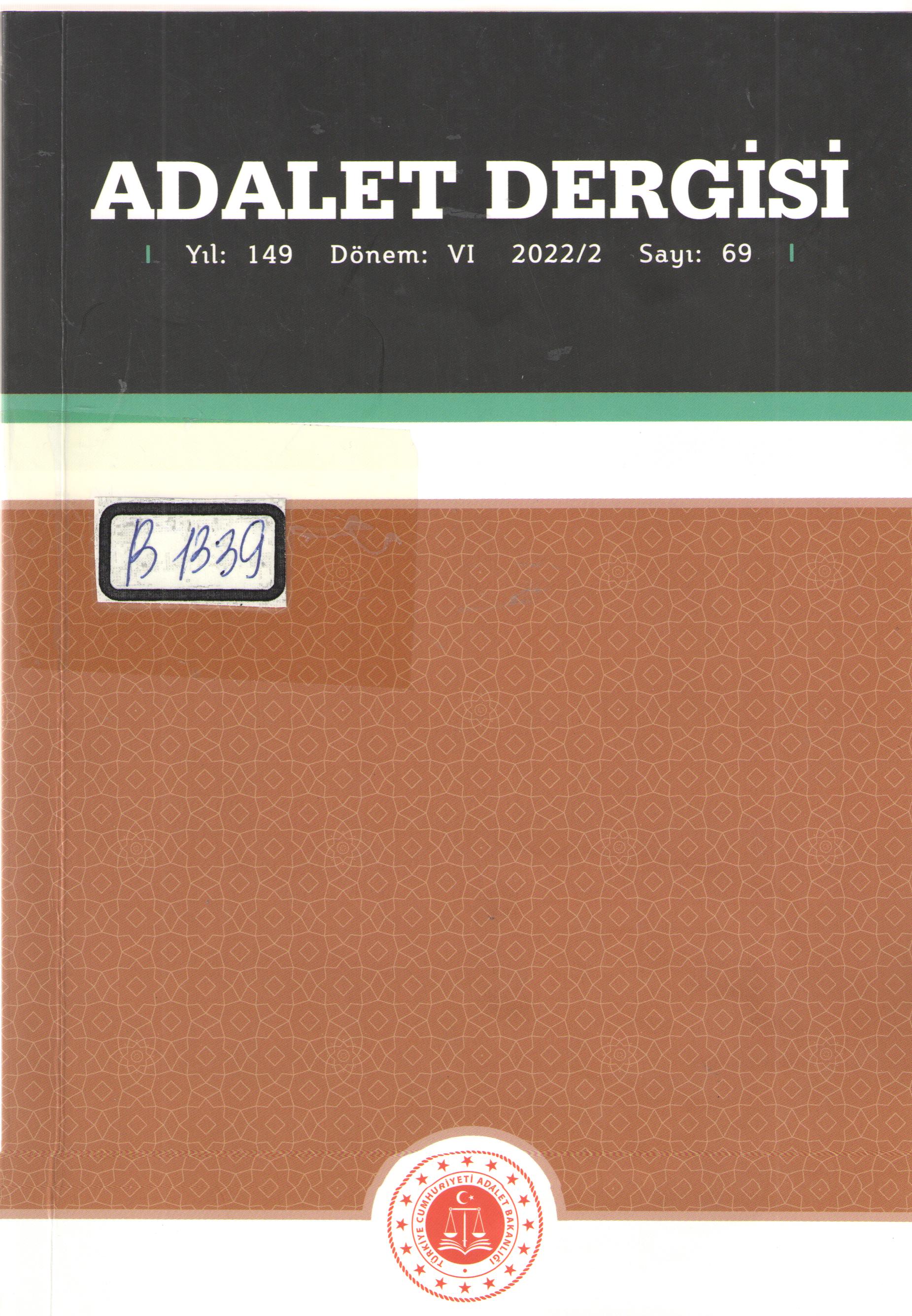 Adalet Dergisi 69