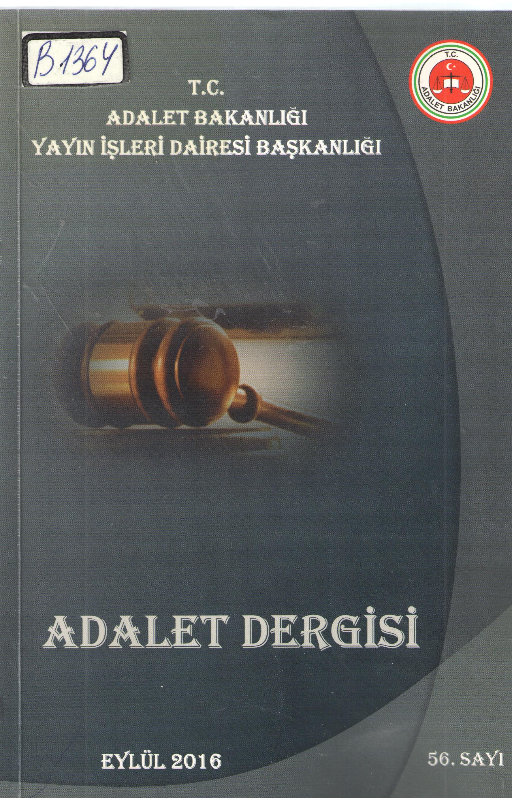 Adalet Dergisi 56.Sayı