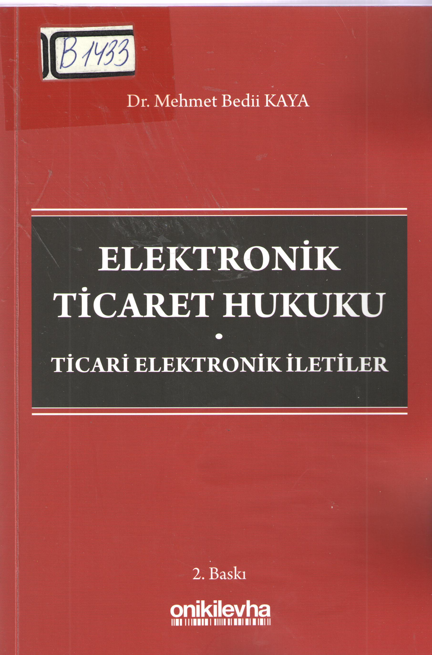Elektronik Ticaret Hukuku