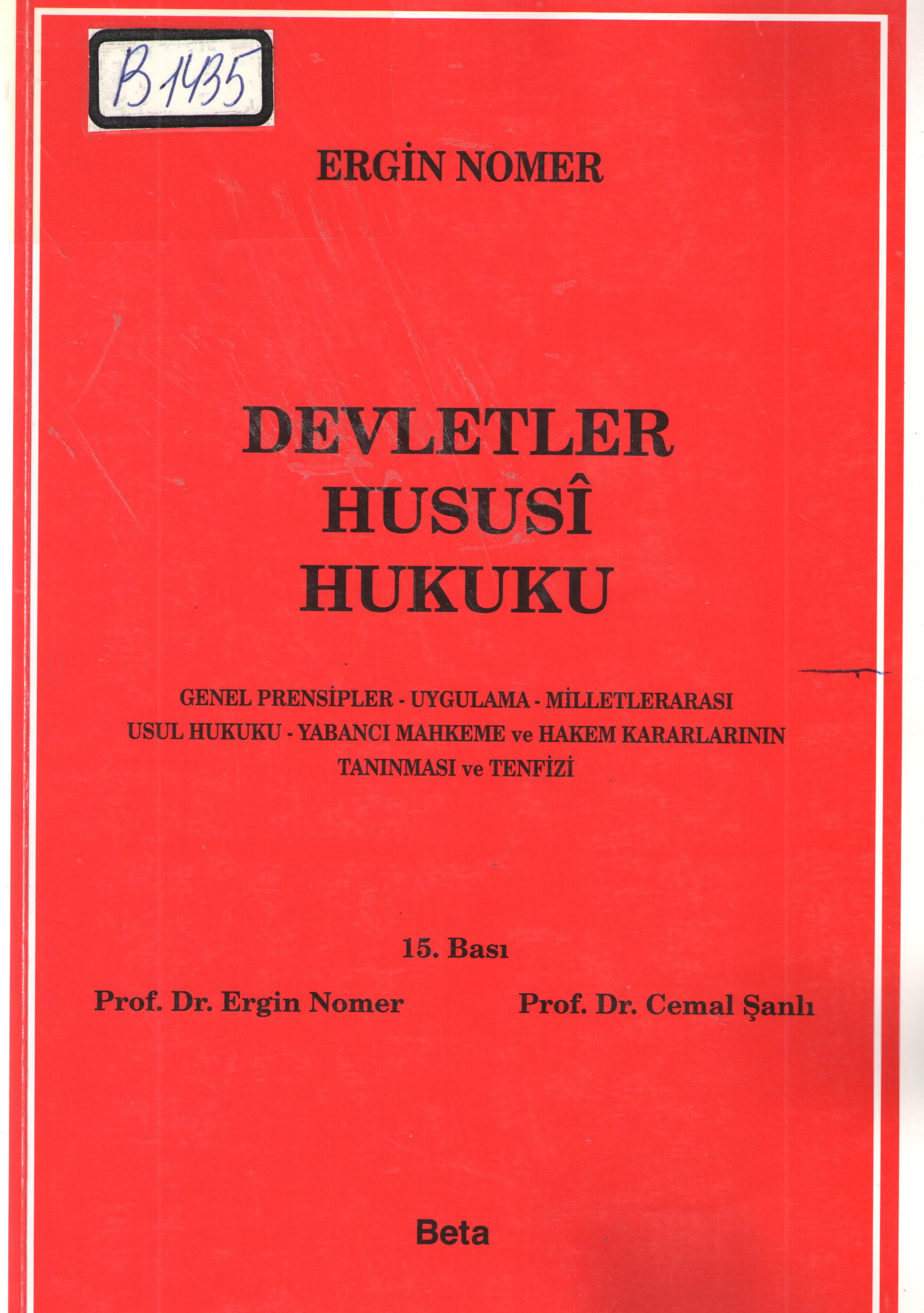 Devletler Hususi Hukuku