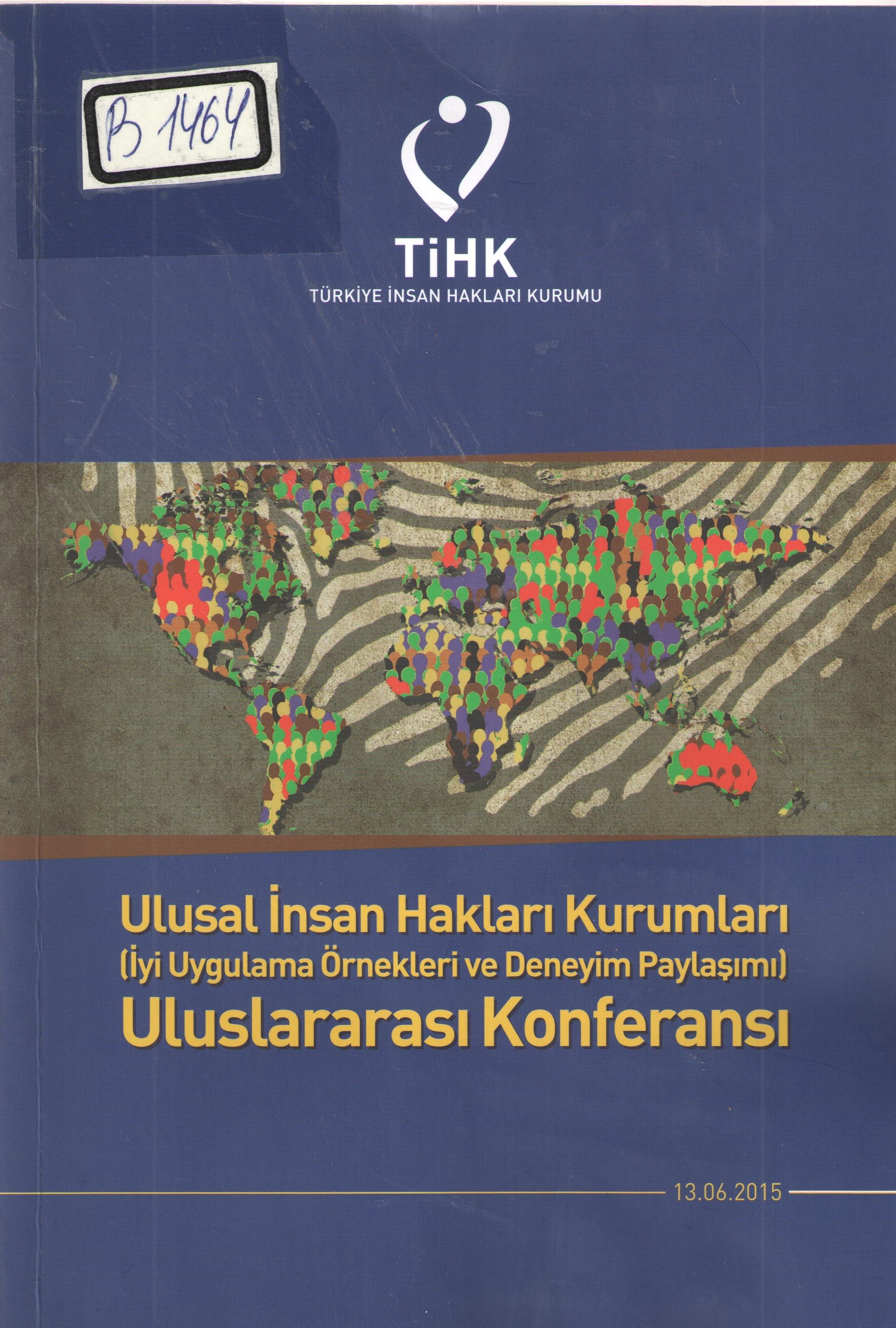 TİHEK Ulusal insan. Uluslararası Konferans 13.06.2015