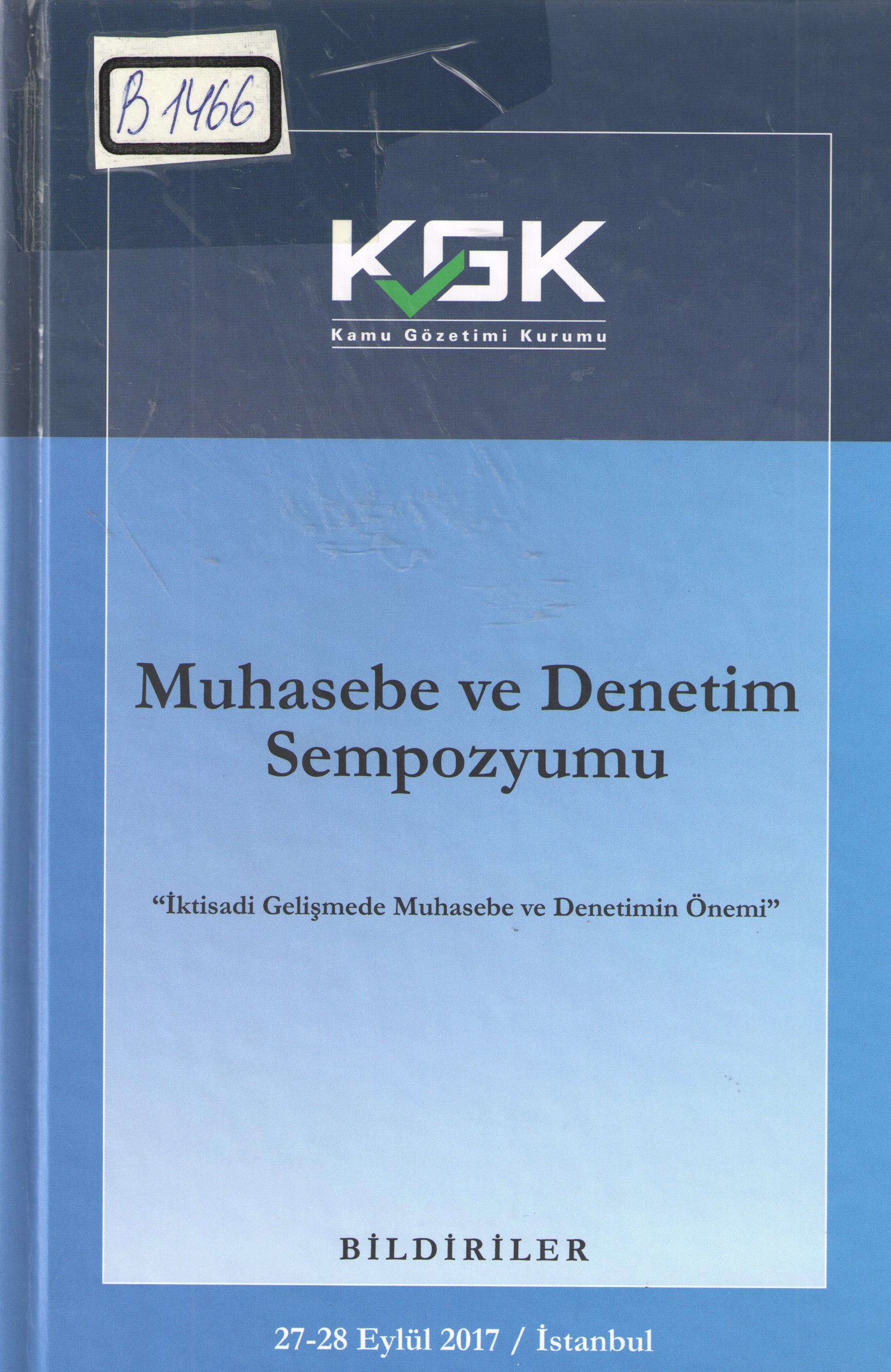 Muhasebe ve Denetim Sempozyumu  2017
