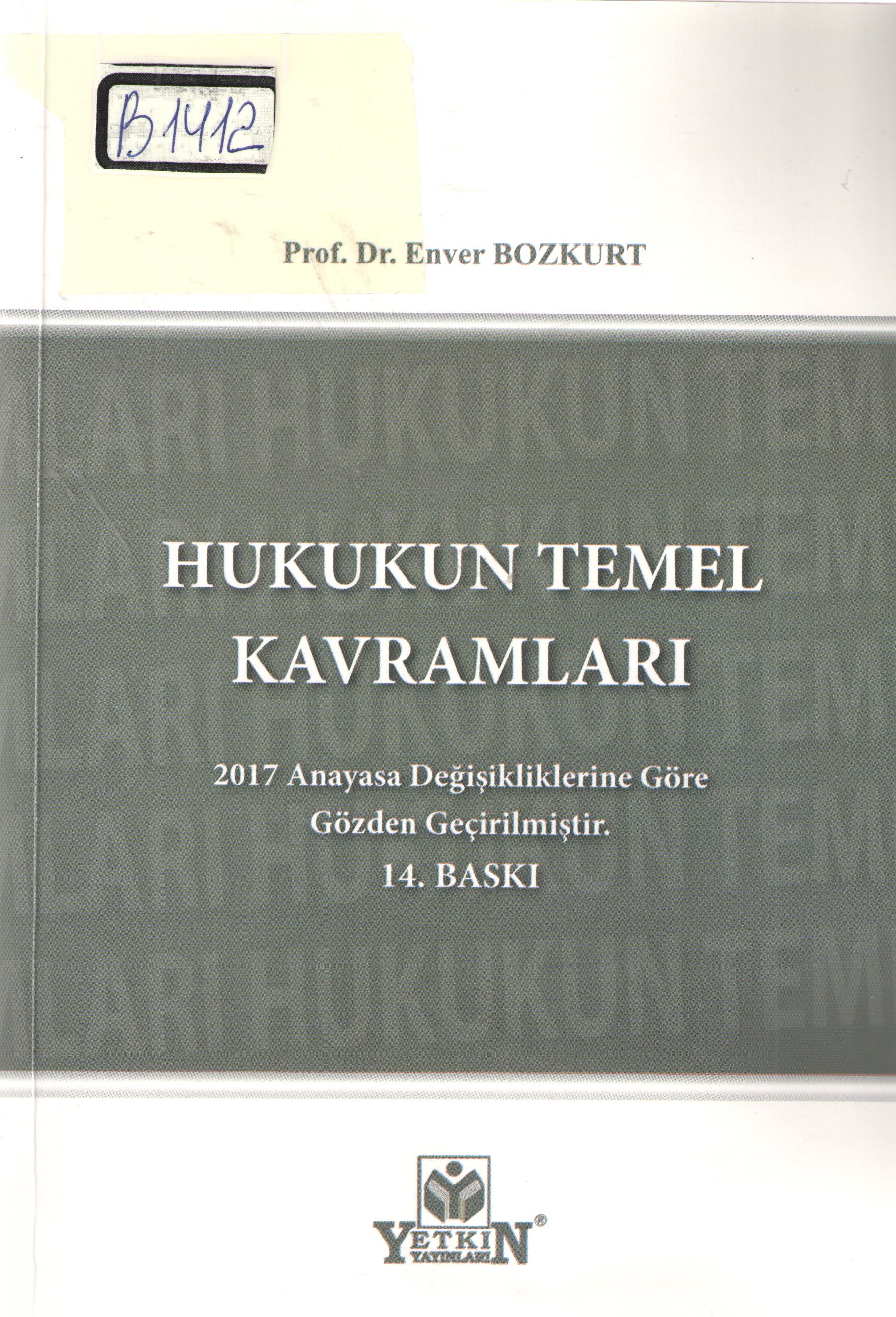 Hukukun Temel Kavramlari