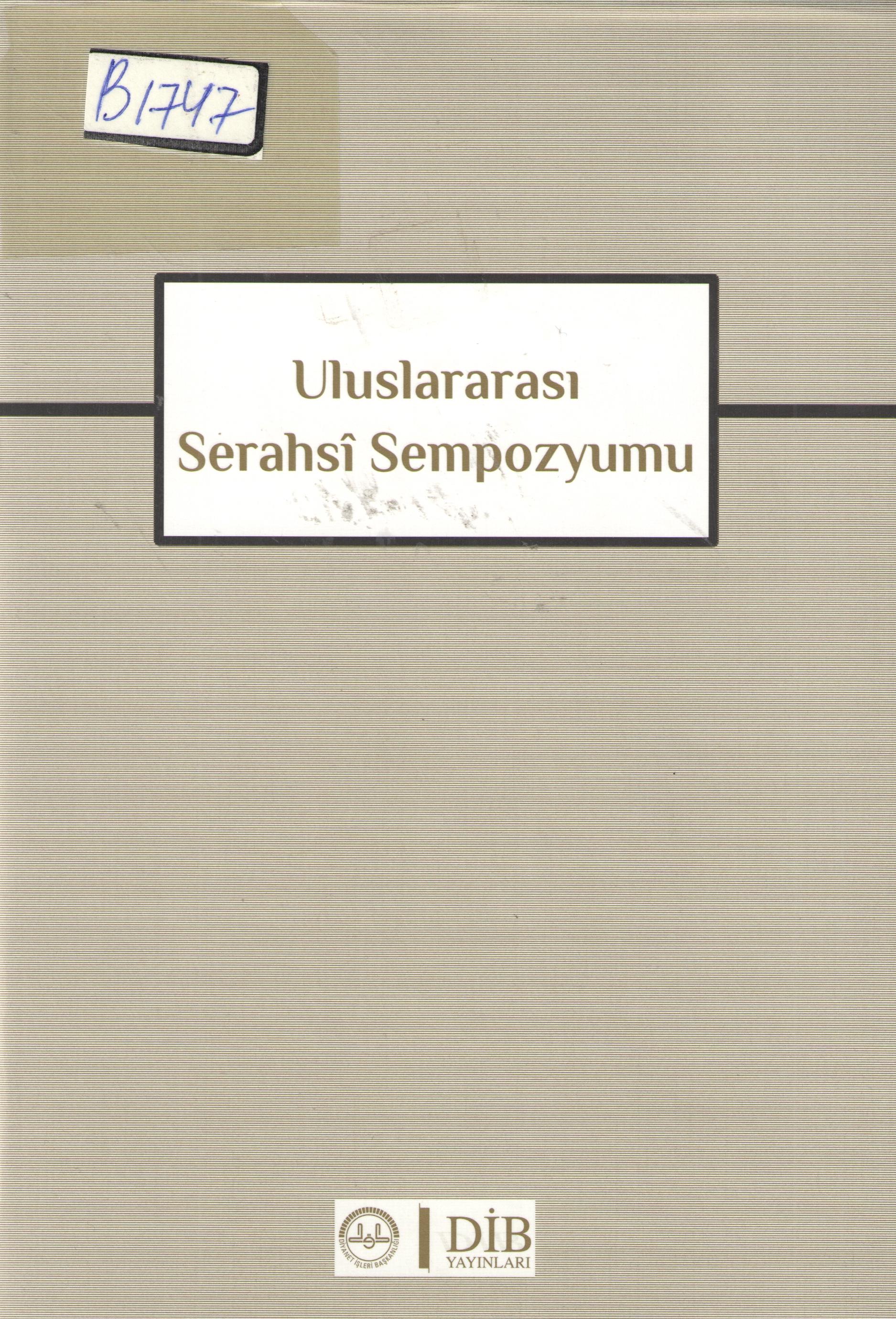 Uluslar arası Serahsi Sempozyumu