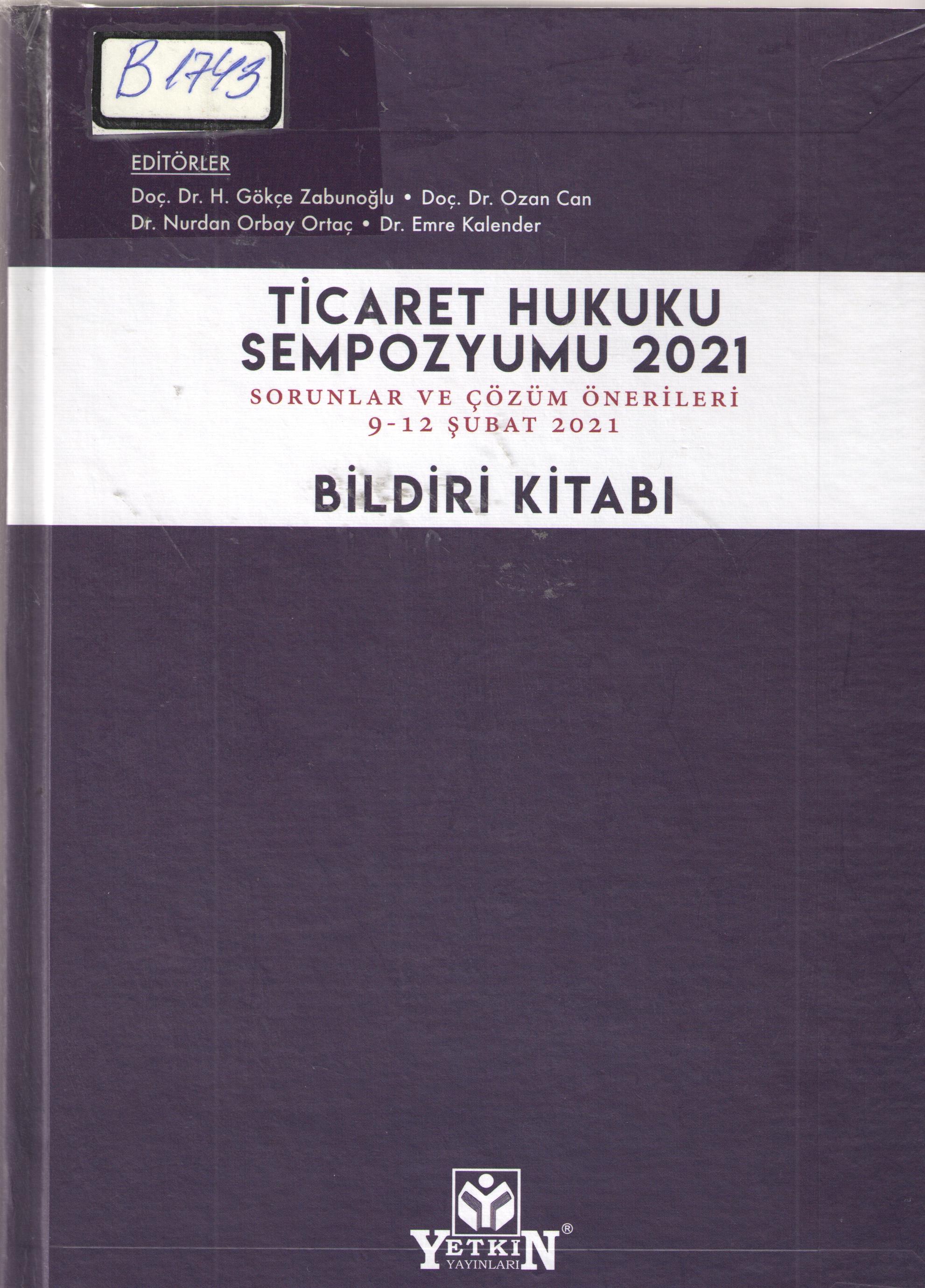 Ticaret Hukuku Sempozyumu 2021