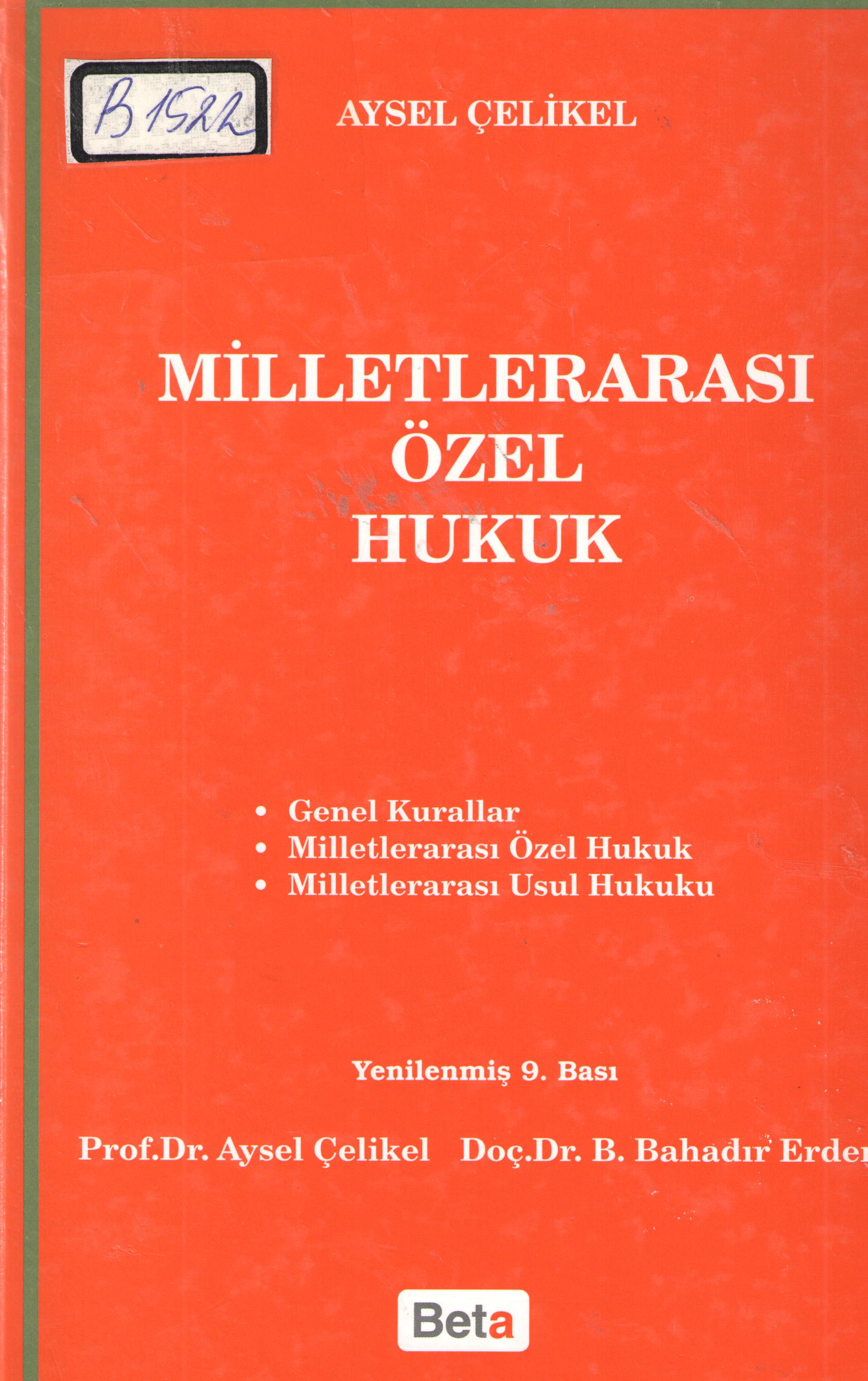 Milletlerarası Özel Hukuk