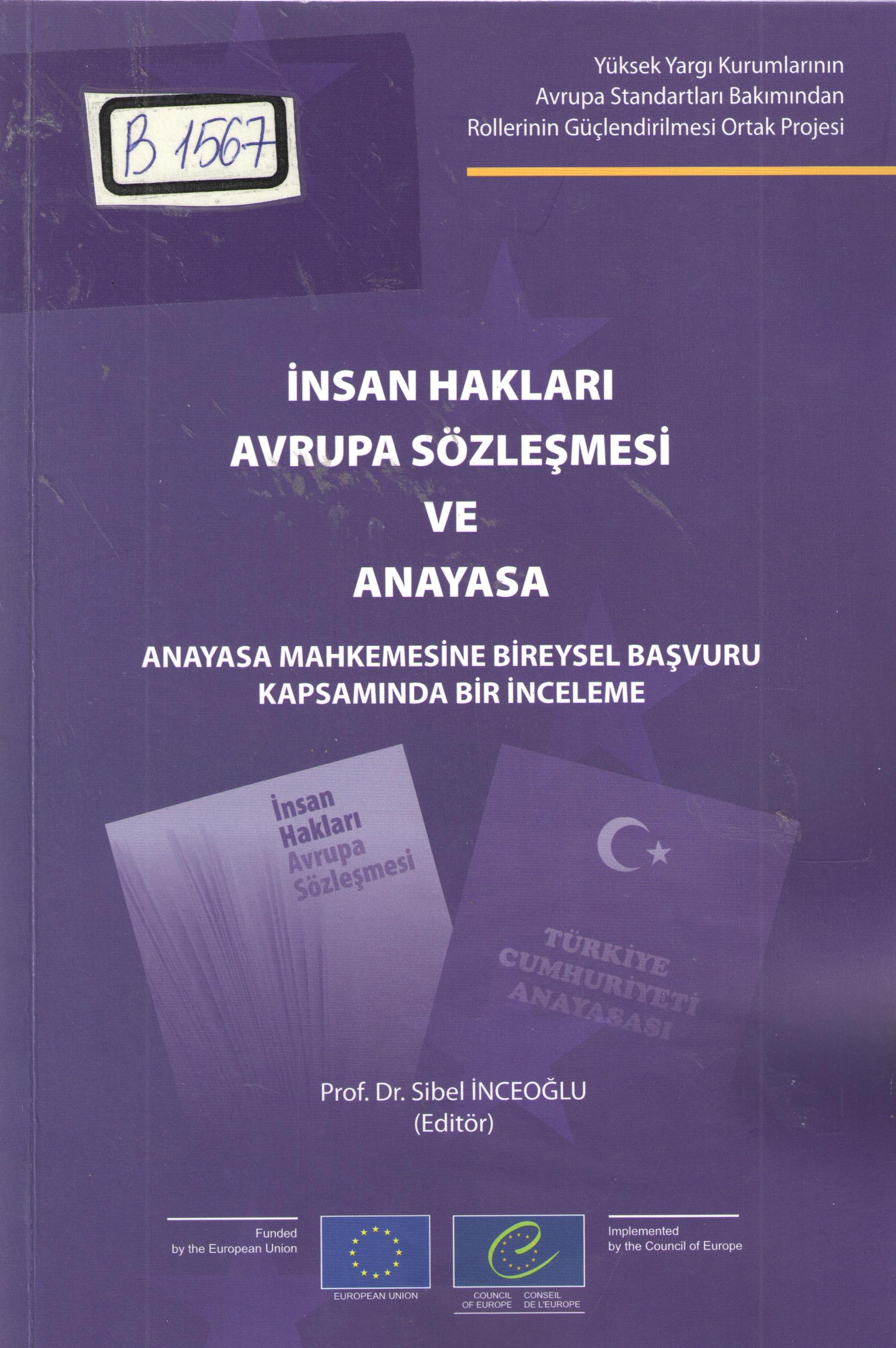 İnsan Hakları Avrupa Sözleşmesi ve Anayasa