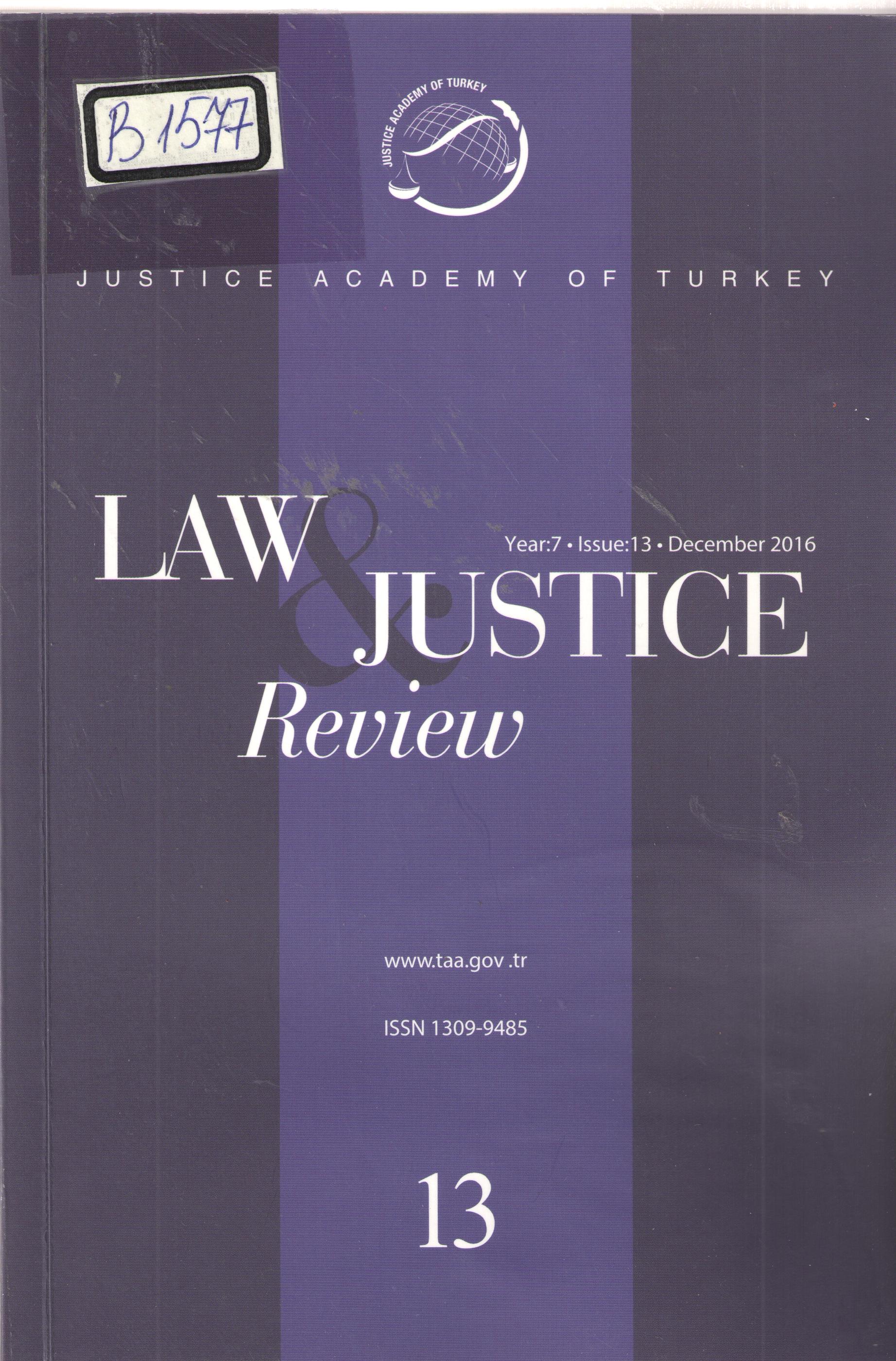 Law & Justice Review 9