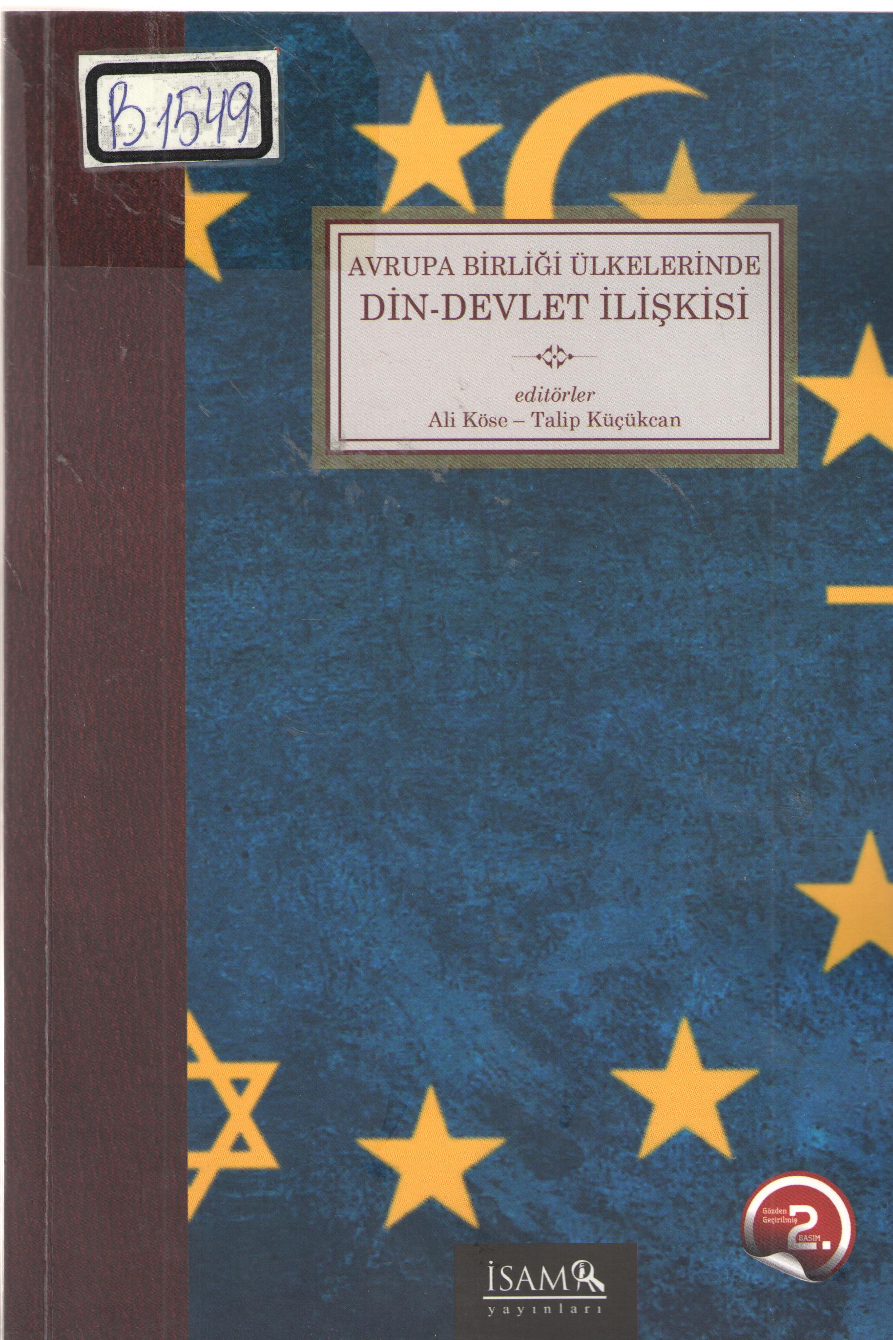 Avrupa Birliği Ülkelerinde Din Devlet İlişkisi