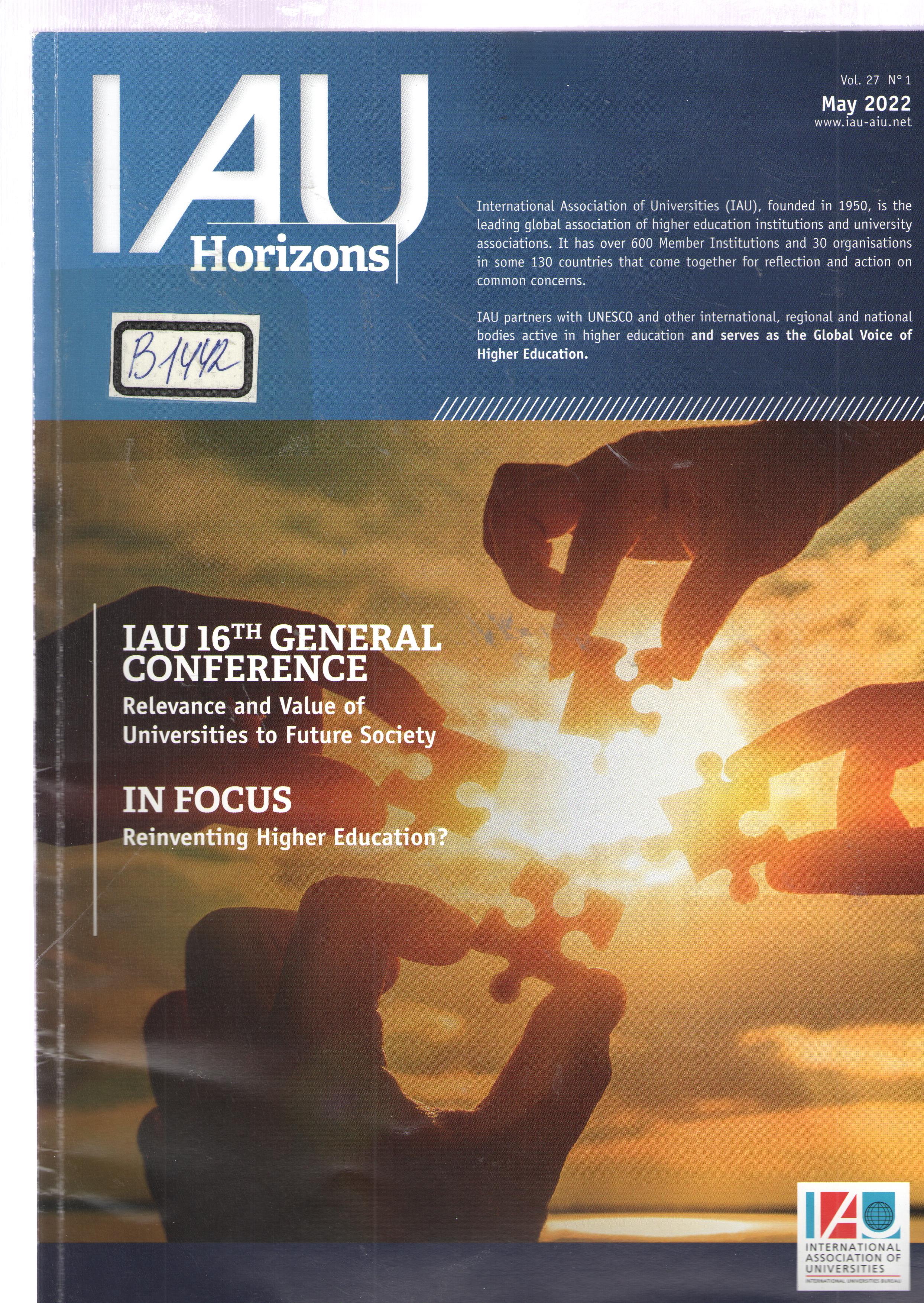 IAU Horizons 27.1 - Contents Desember - 2021