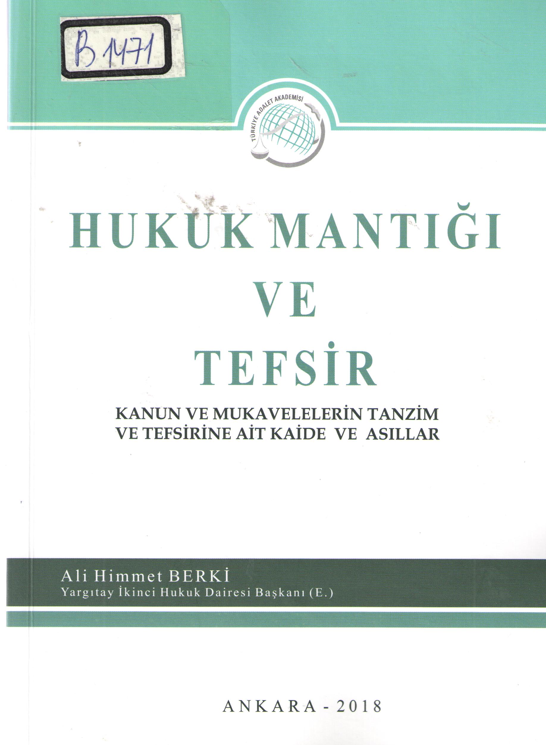 Hukuk Mantığı ve Tefsir