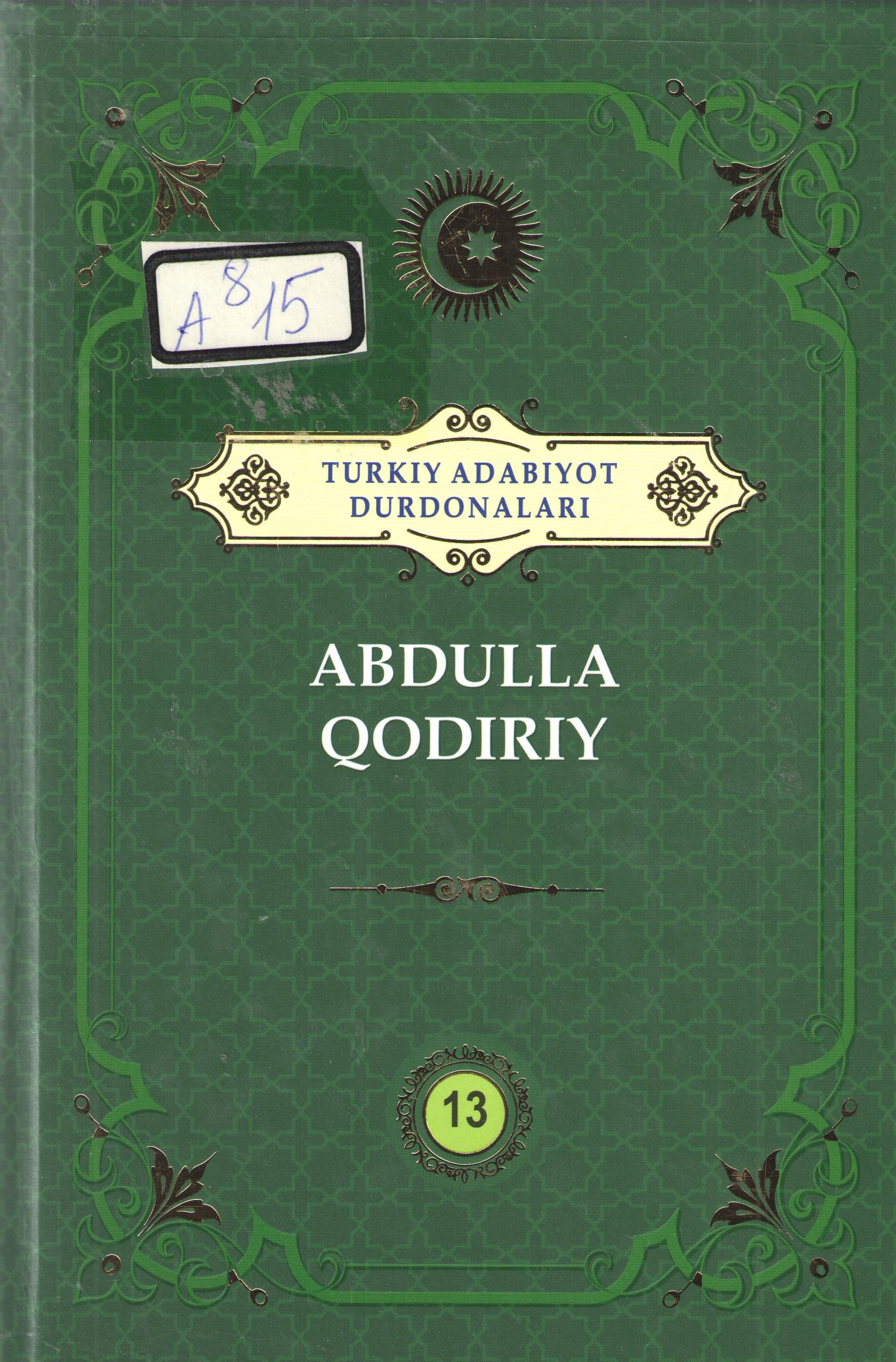 Abdulla Qodiriy