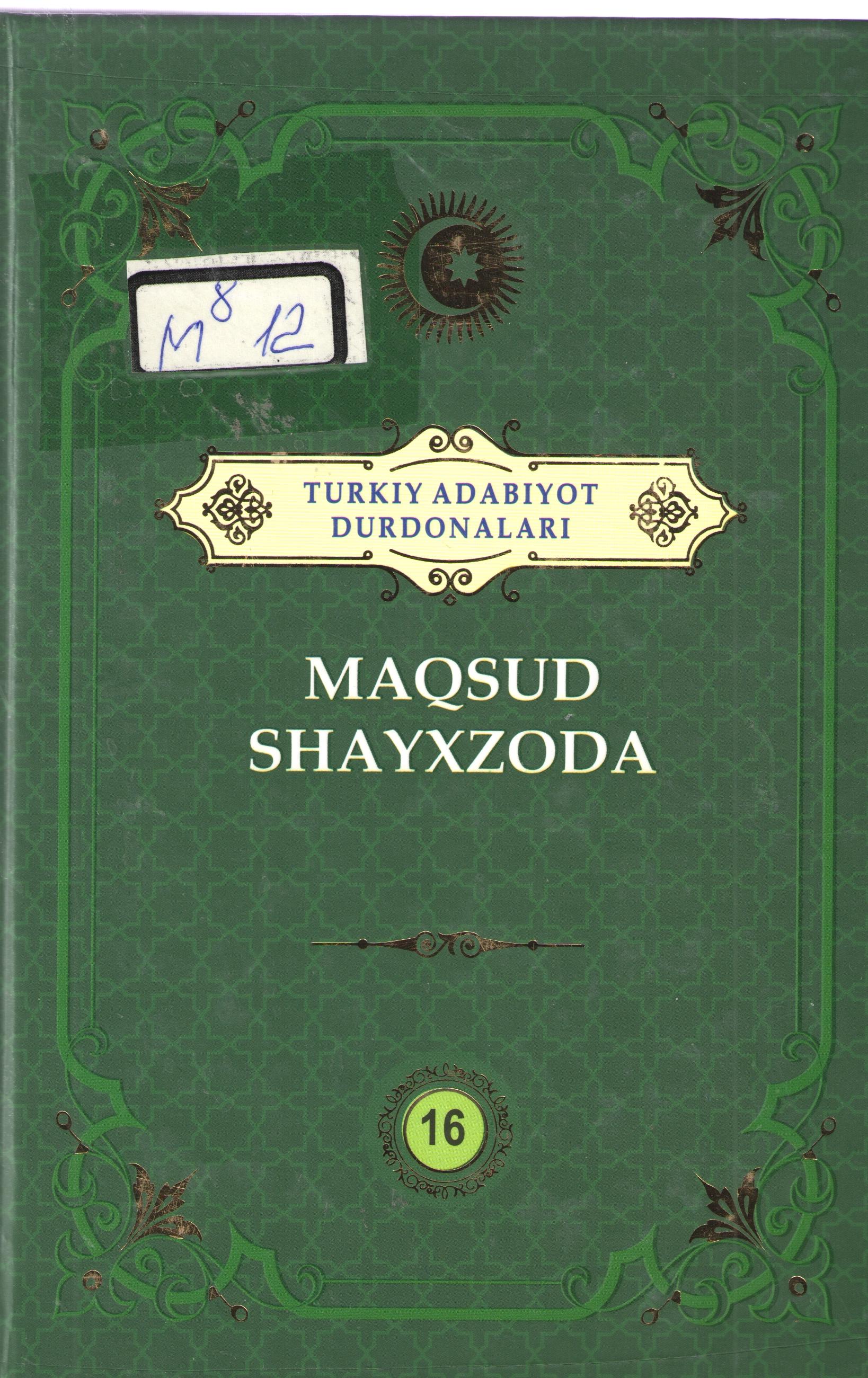 Maqsud Shayxzoda