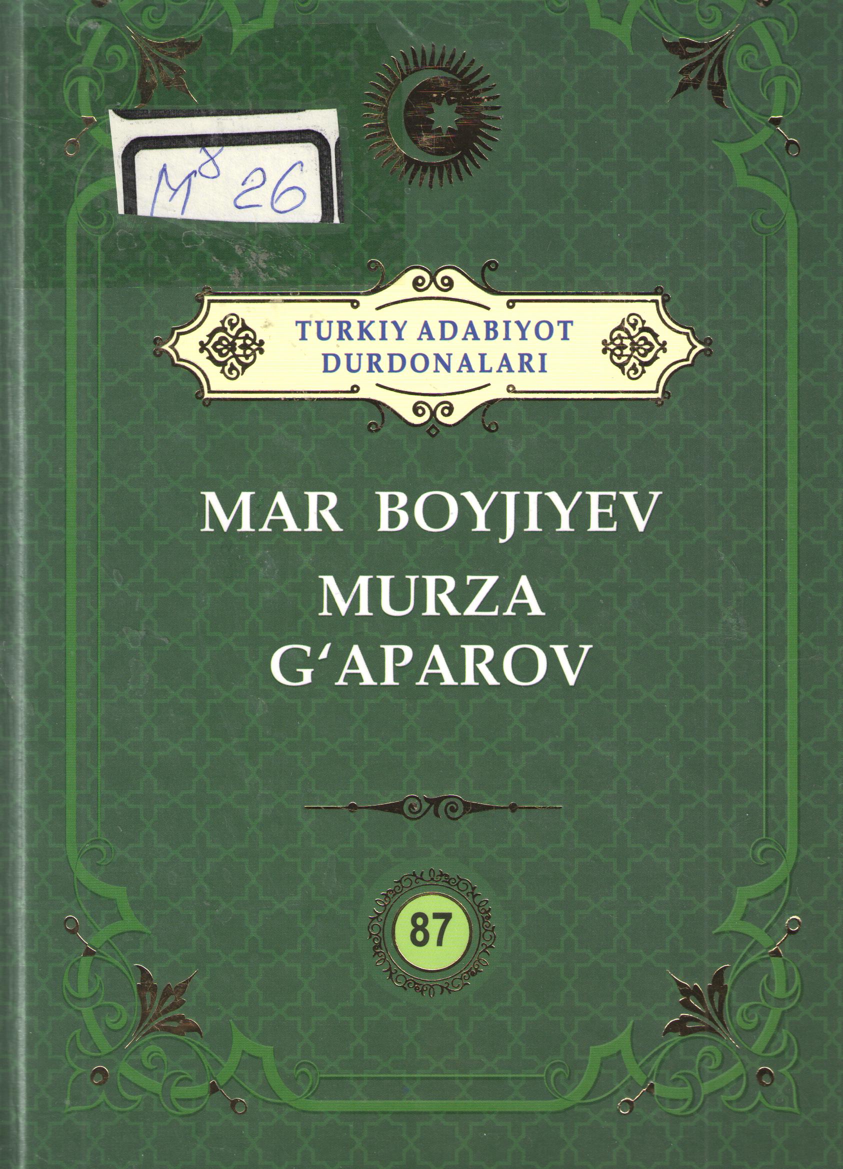 Mar Boyjiyev Murza G'aparov