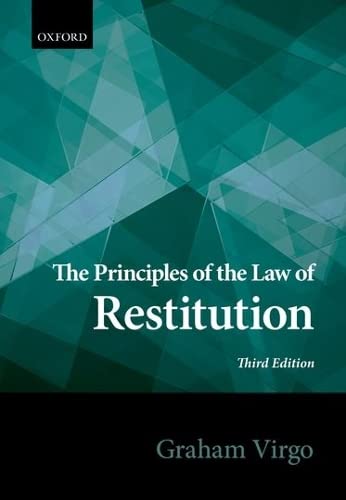 The principles of the Law of Restitution