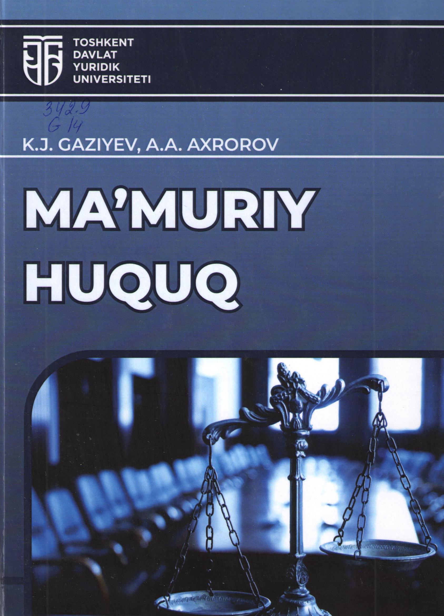 Ma'muriy huquq