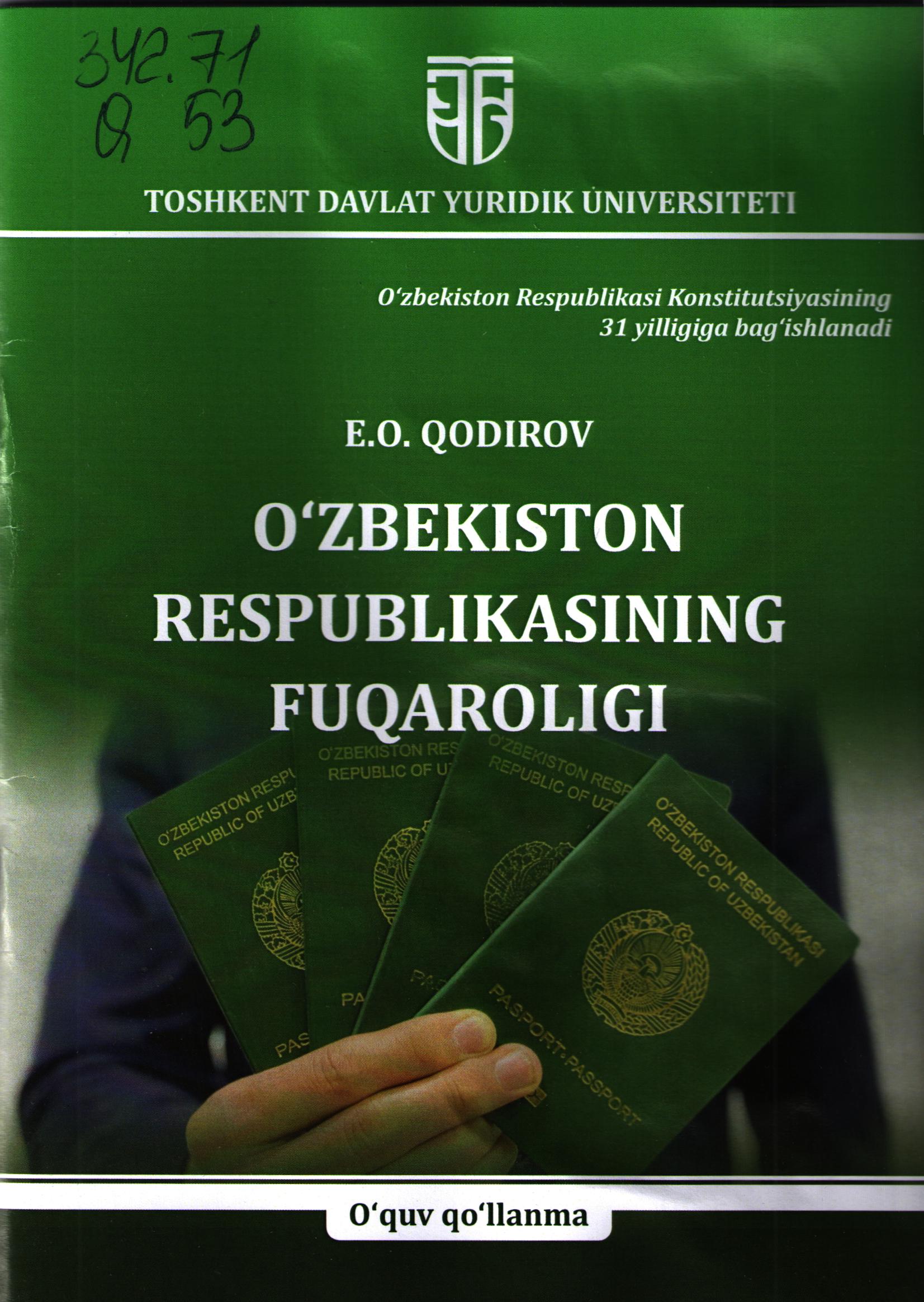 O'zbekiston Respublikasining fuqaroligi