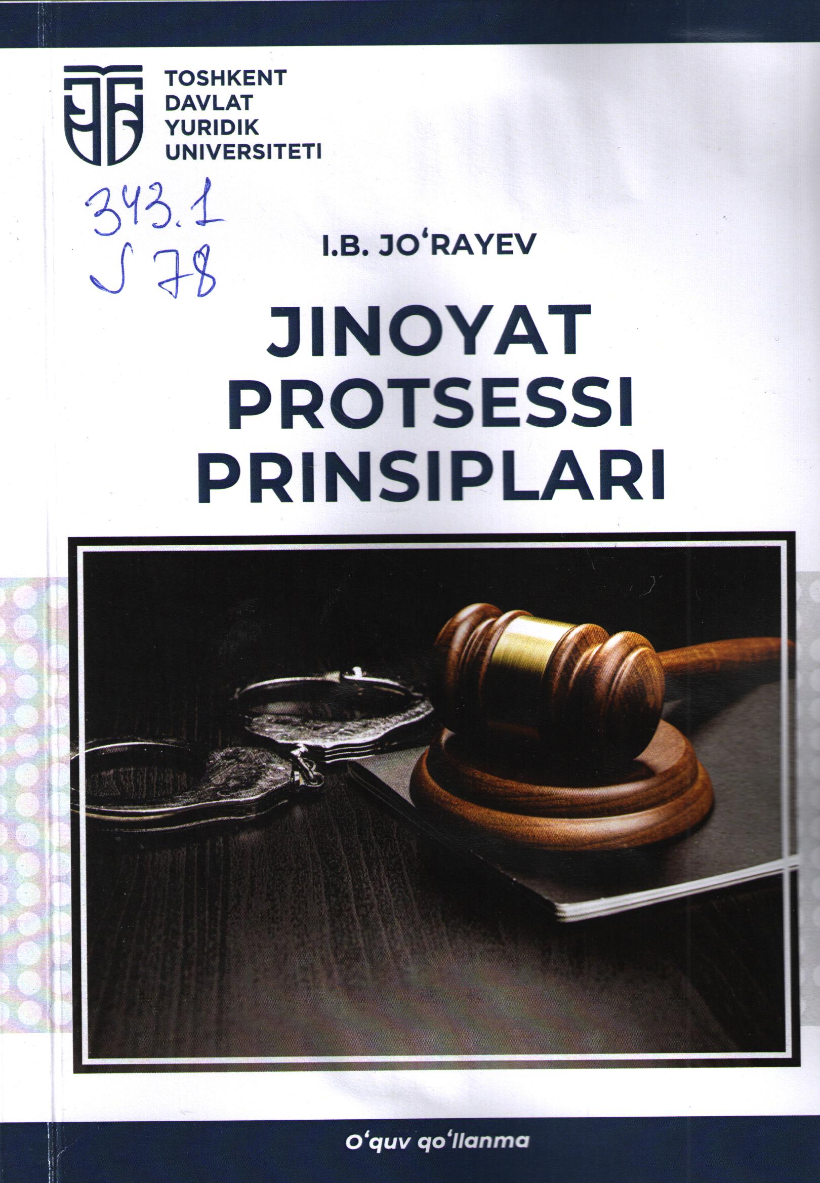 Jinoyat protsessi prinsiplari