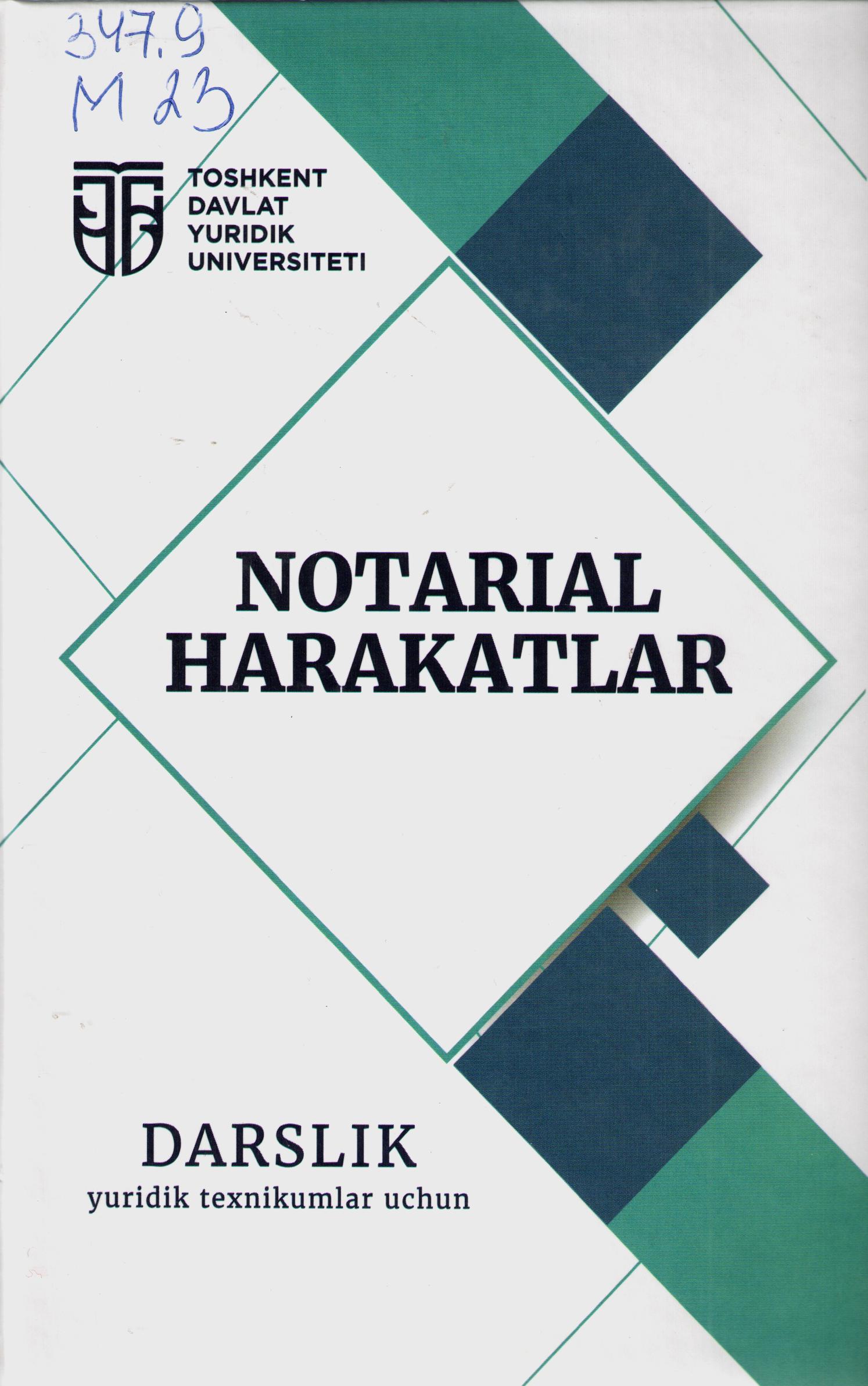 Notarial harakatlar