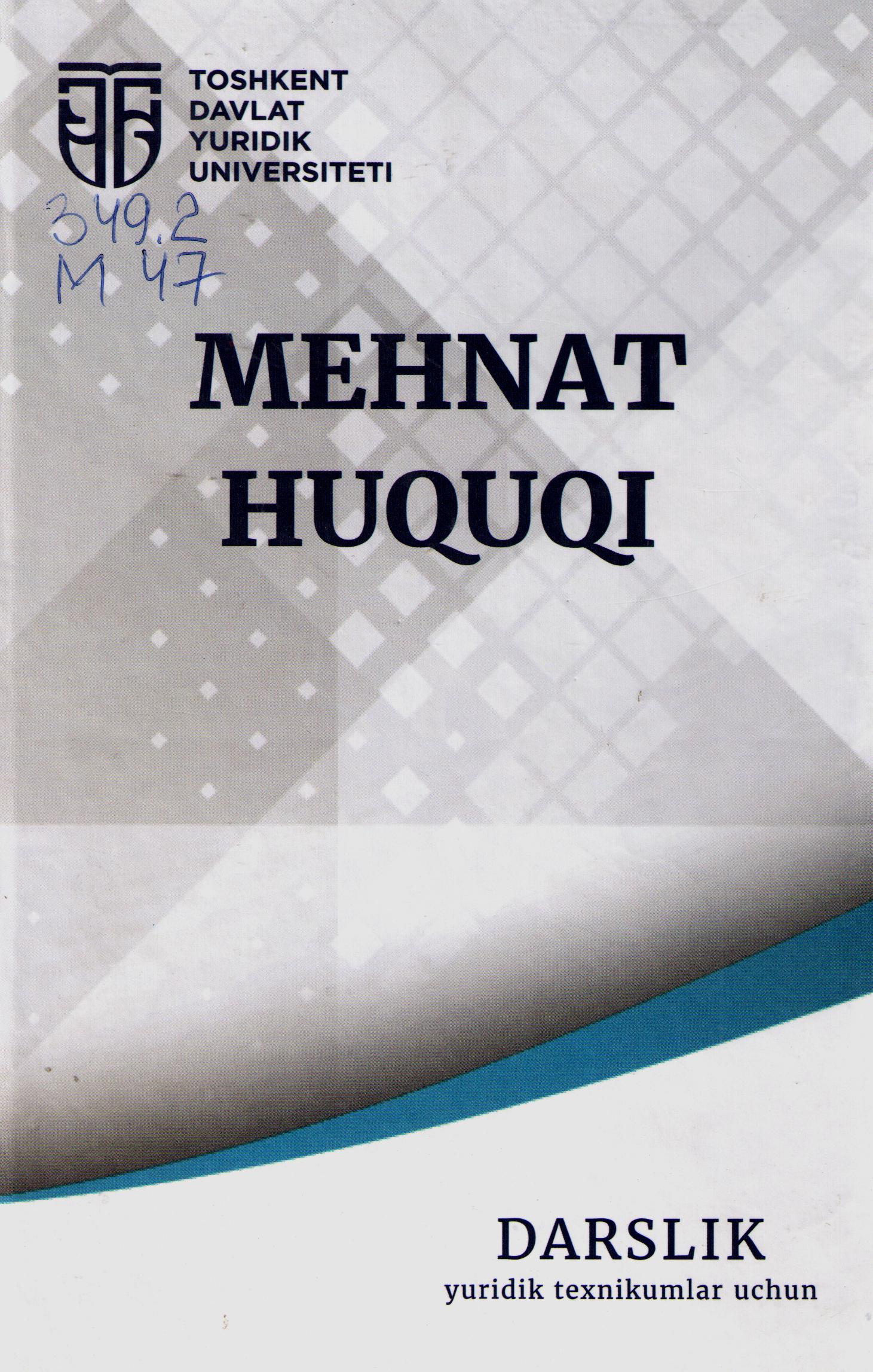 Mehnat huquqi
