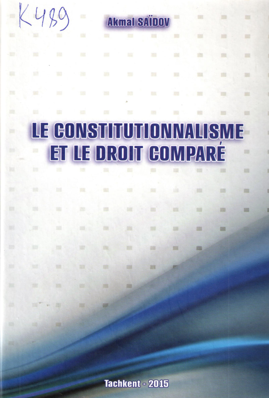 Le constitutionnalisme et le droit compare