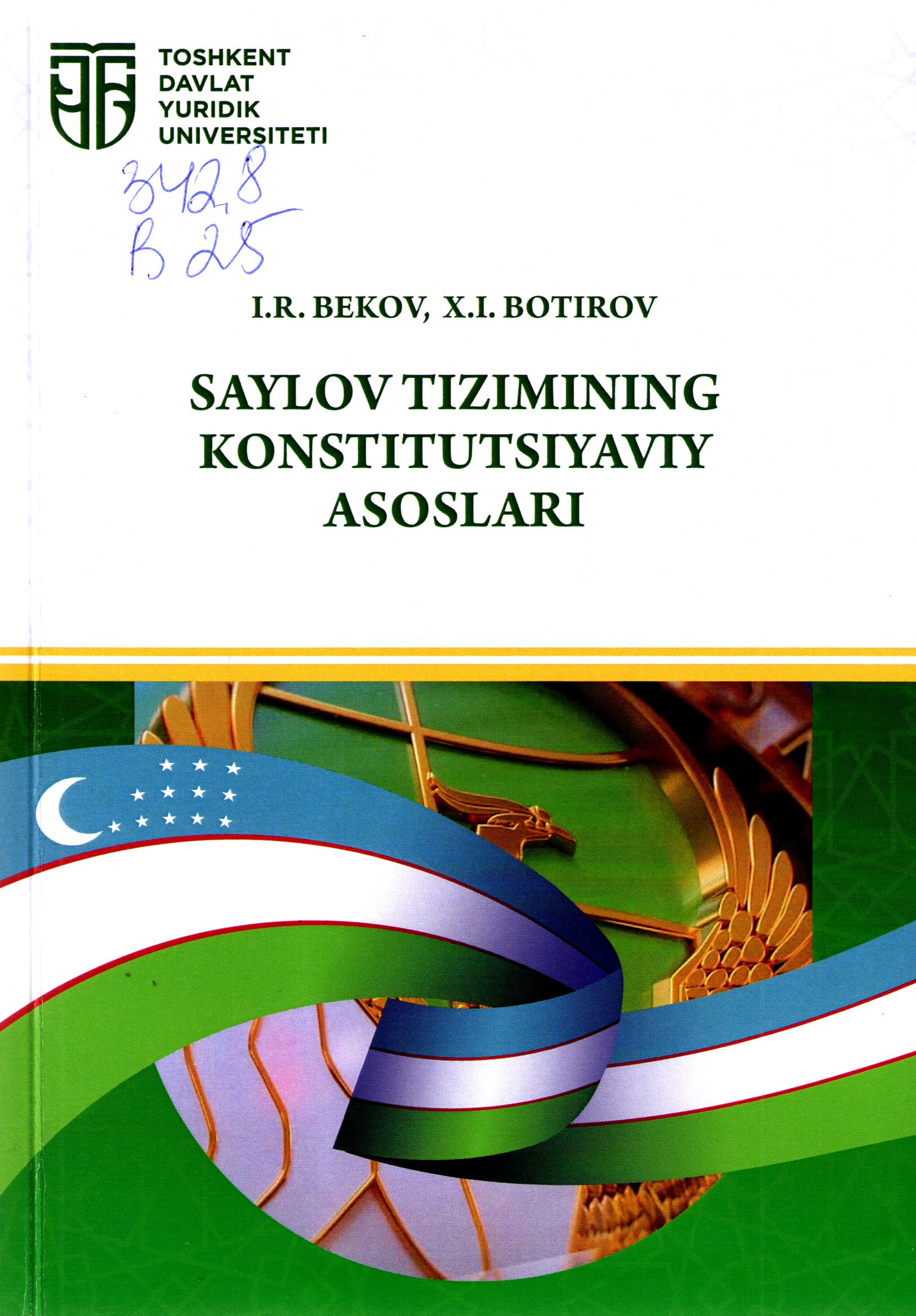 Saylov tizimining konstitutsiyaviy asoslari