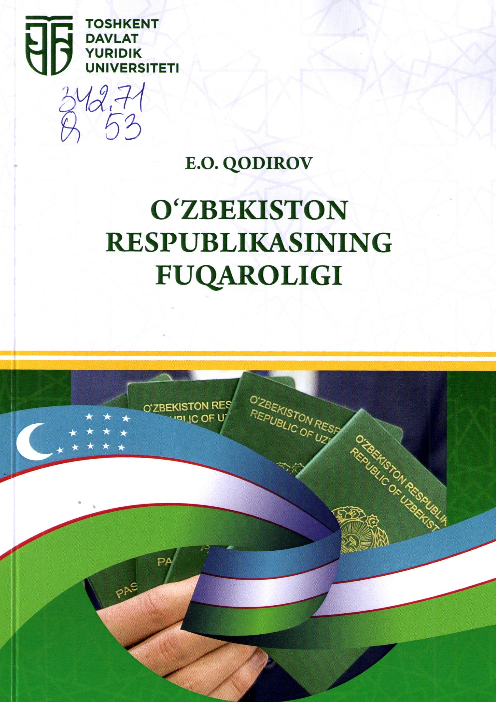O'zbekiston Respublikasining fuqaroligi