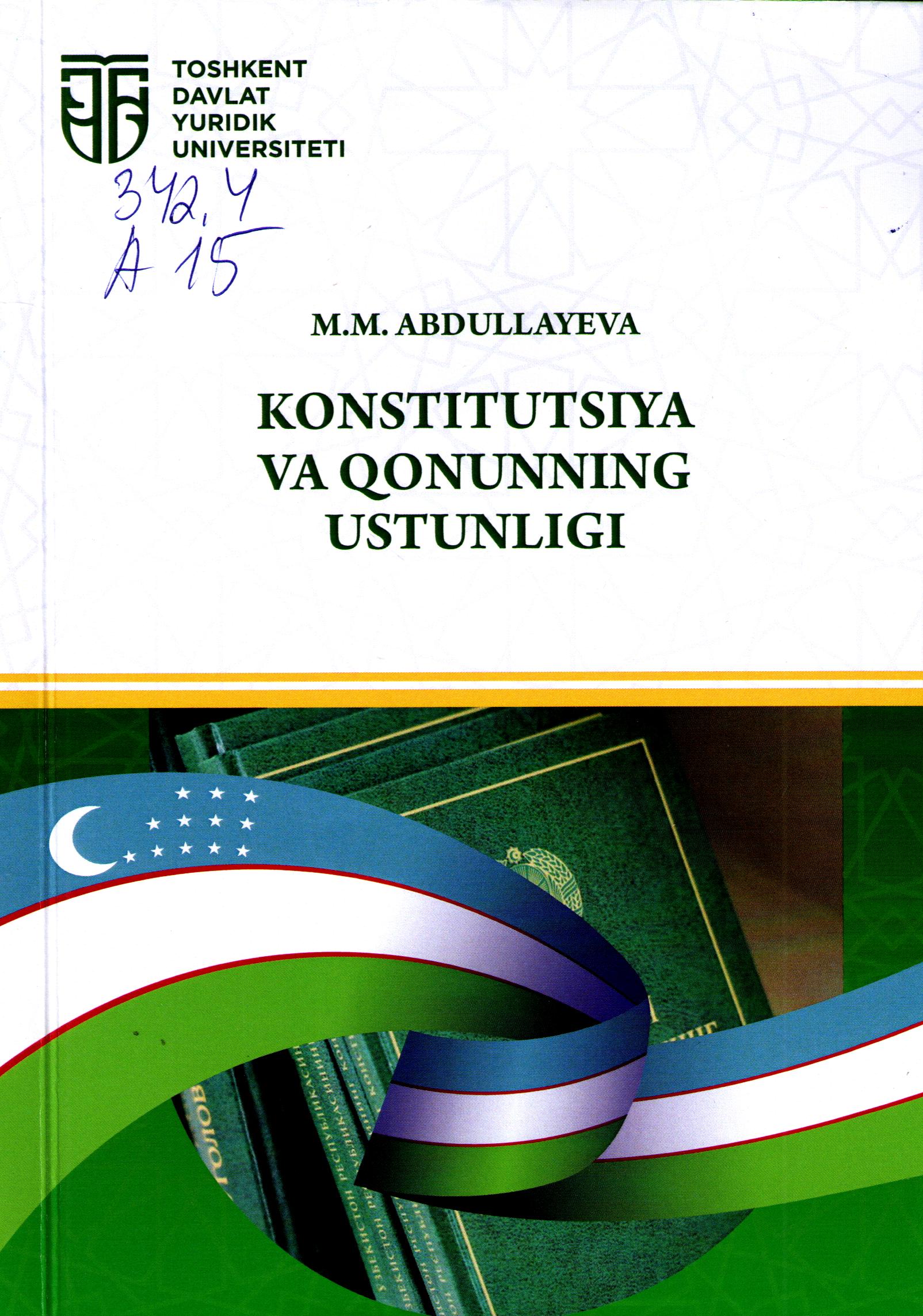 Konstitutsiya va qonunning ustunligi