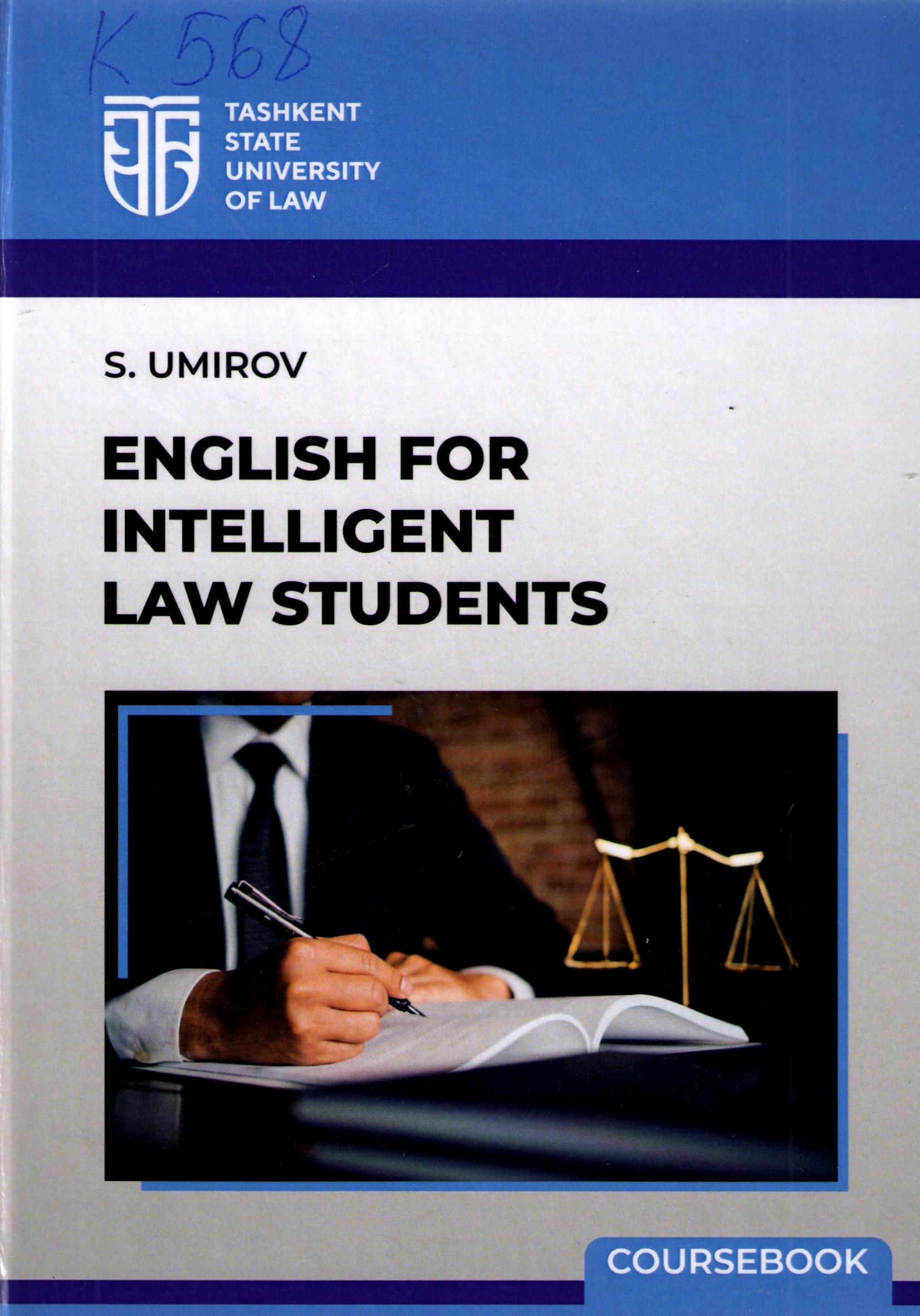 English for intelligent law students