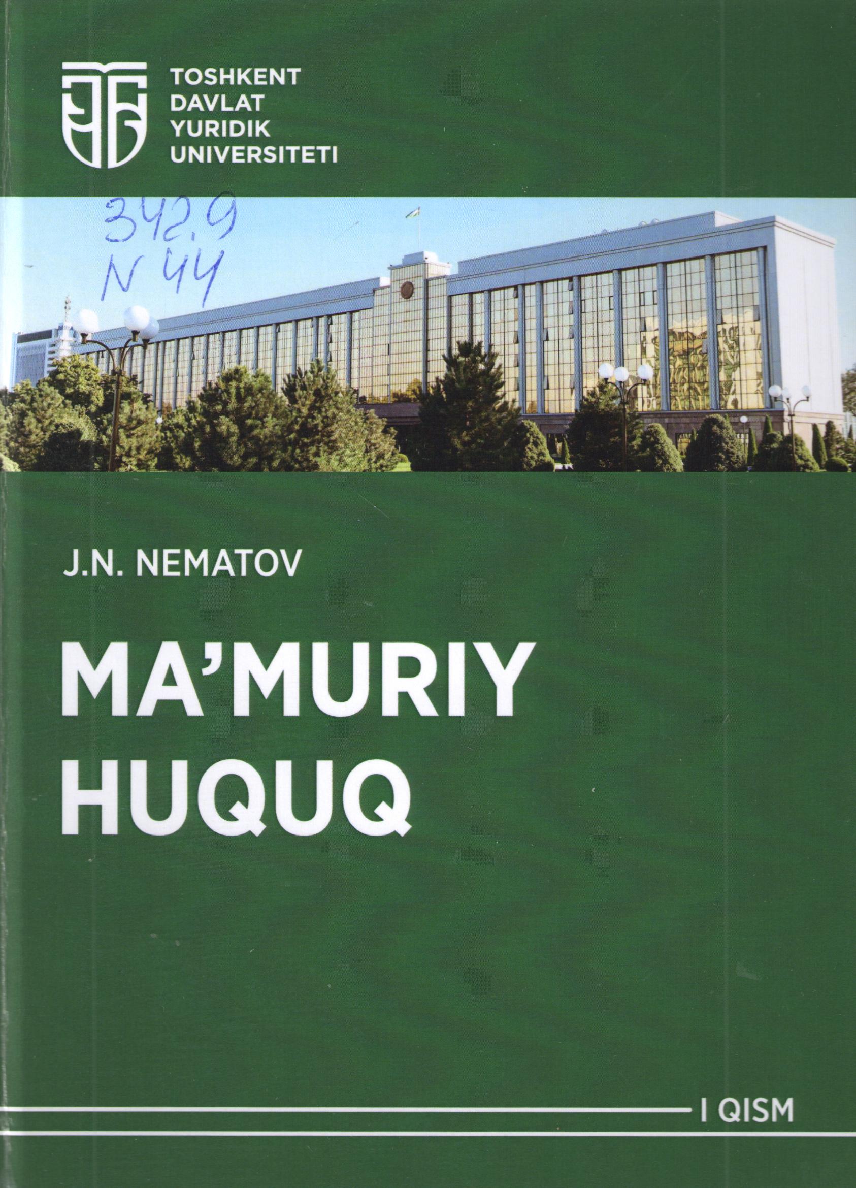 Ma'muriy huquq