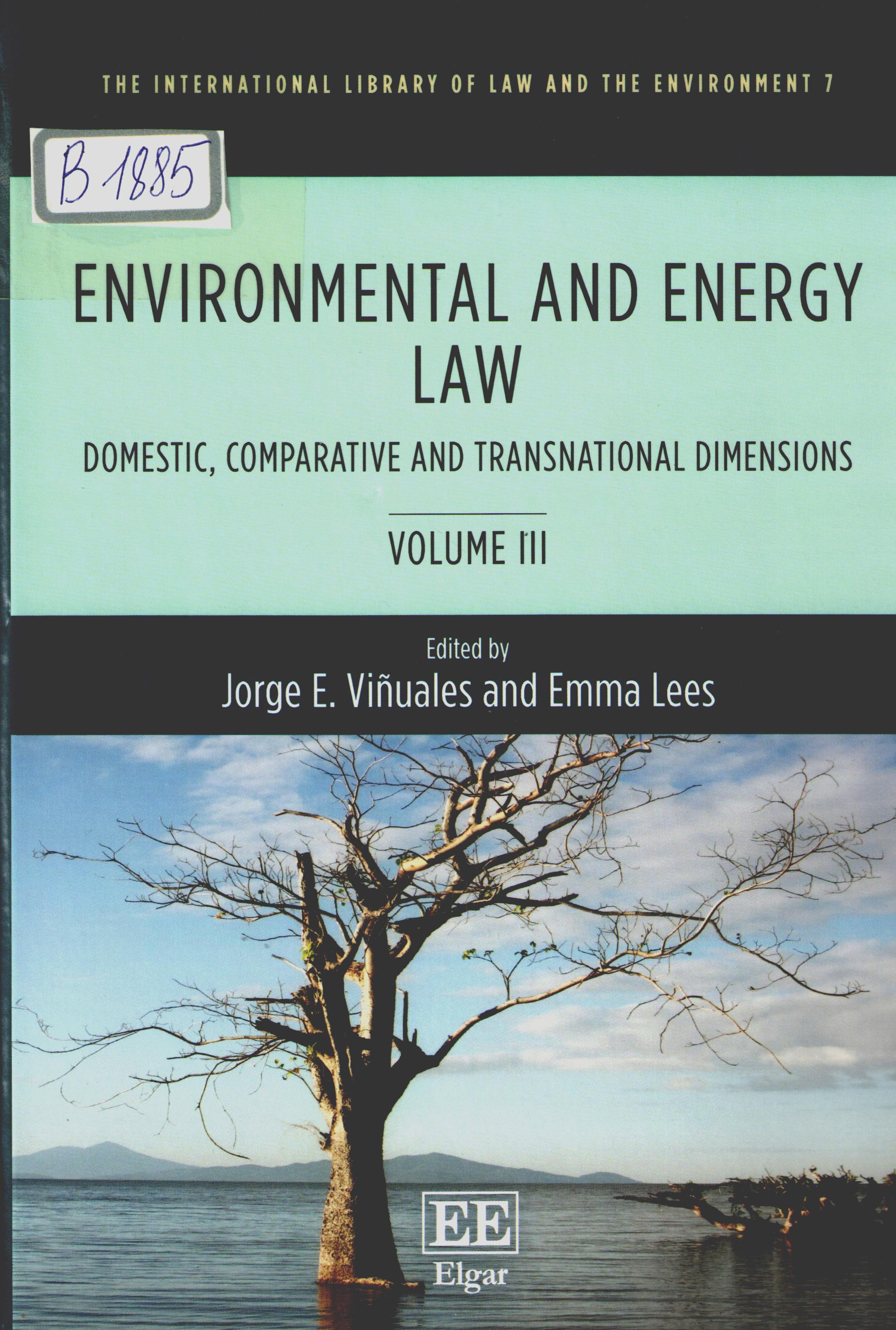 Environmental and energy law Volume 3