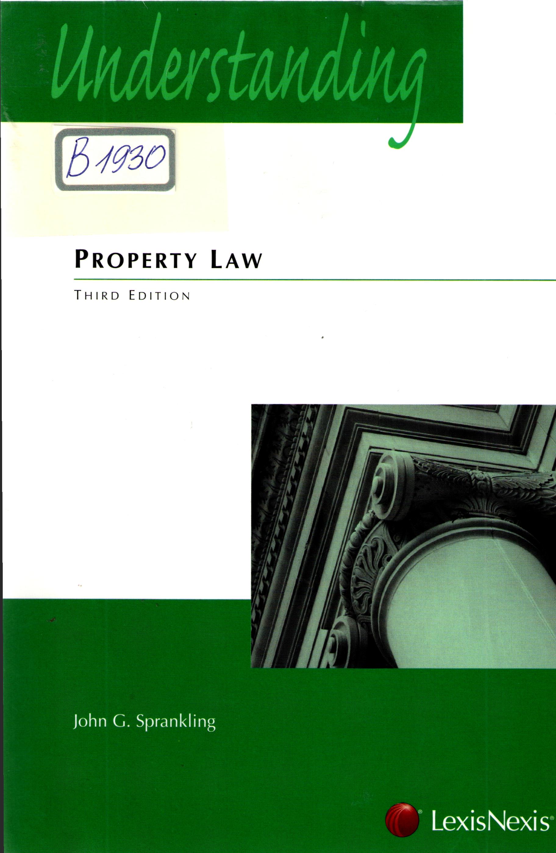 Understanding property law third edition