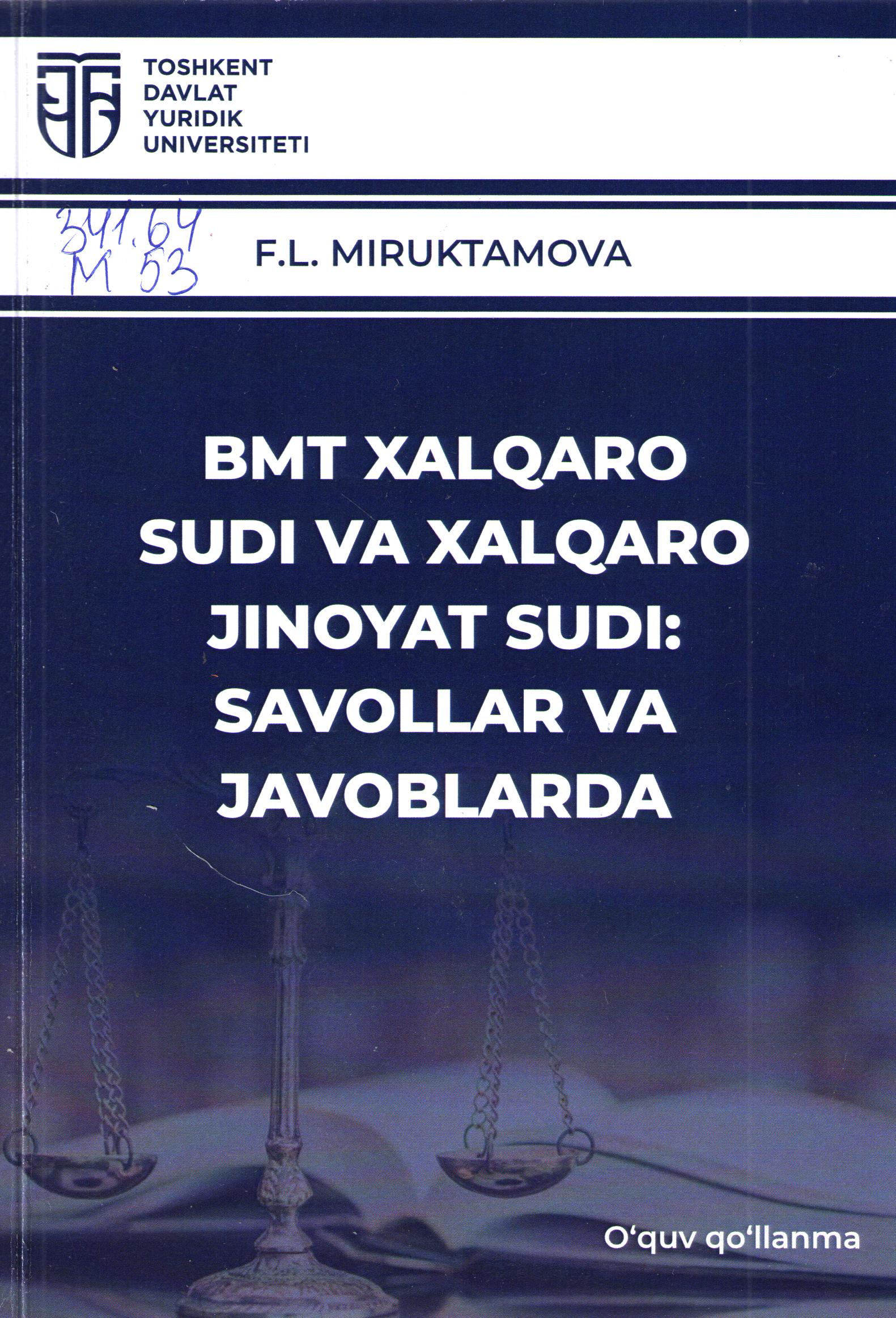 BMT xalqaro sudi va xalqaro jinoyat sudi: savollar va javoblarda