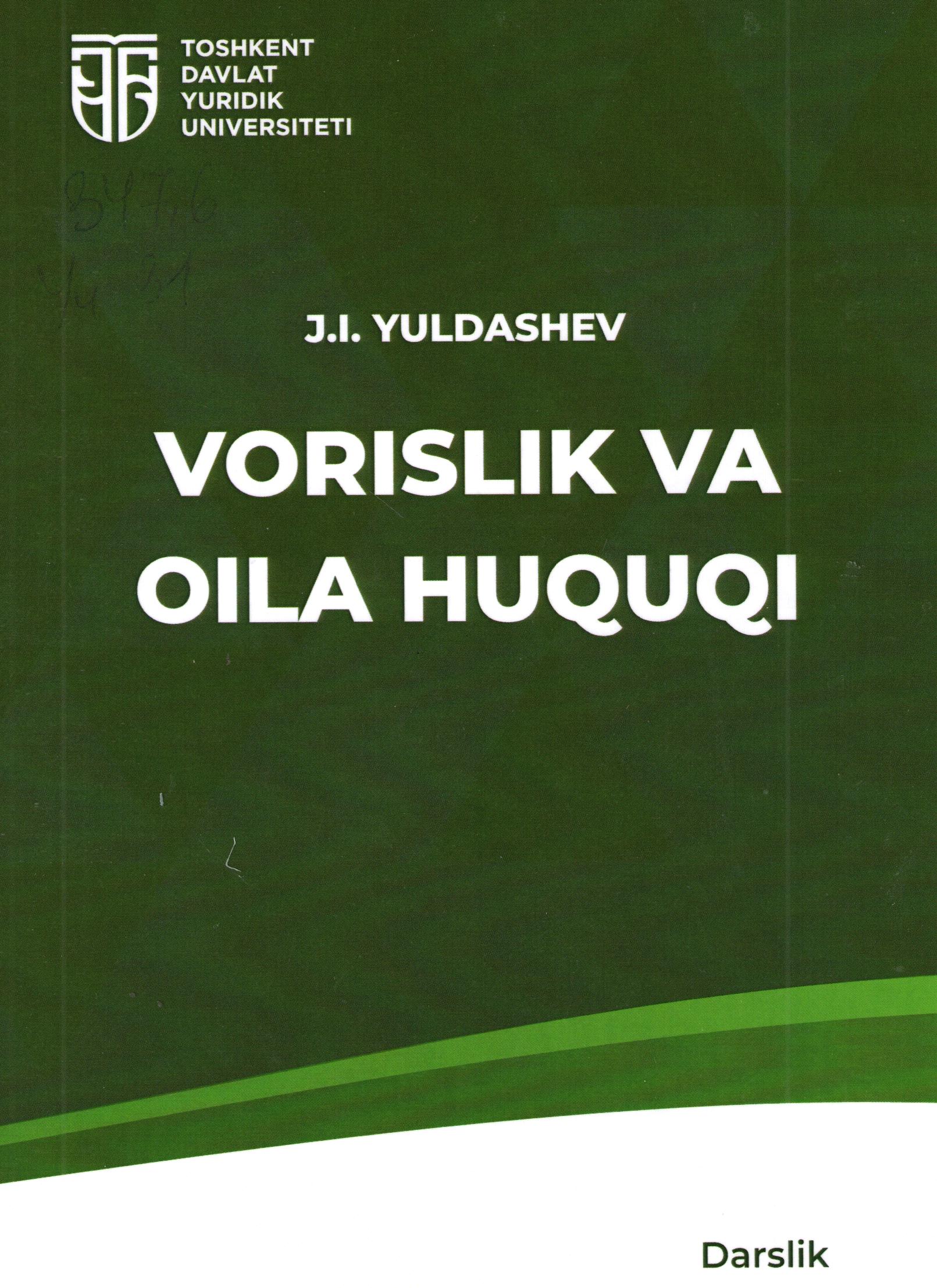 Vorislik va oila huquqi