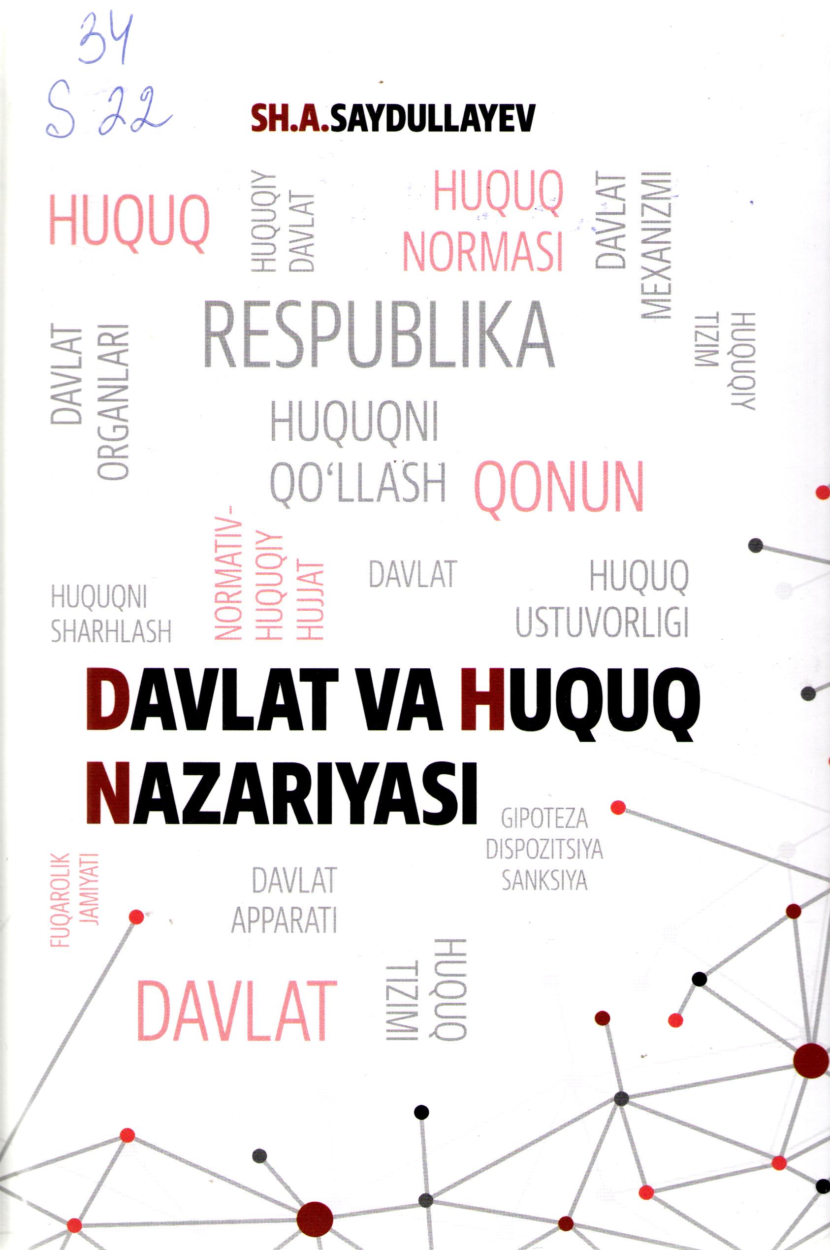 Davlat va huquq nazariyasi