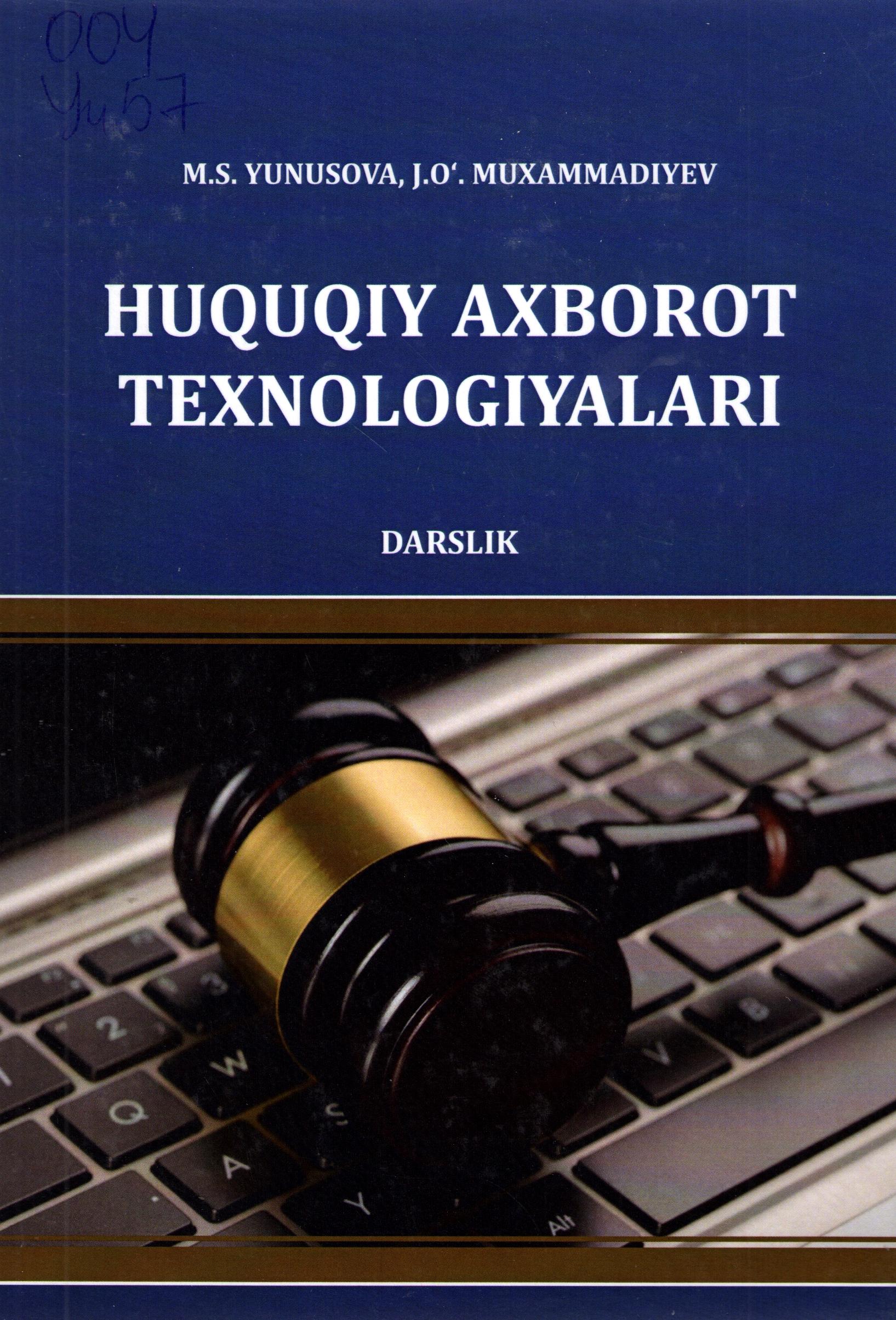 Huquqiy axborot texnologiyalari