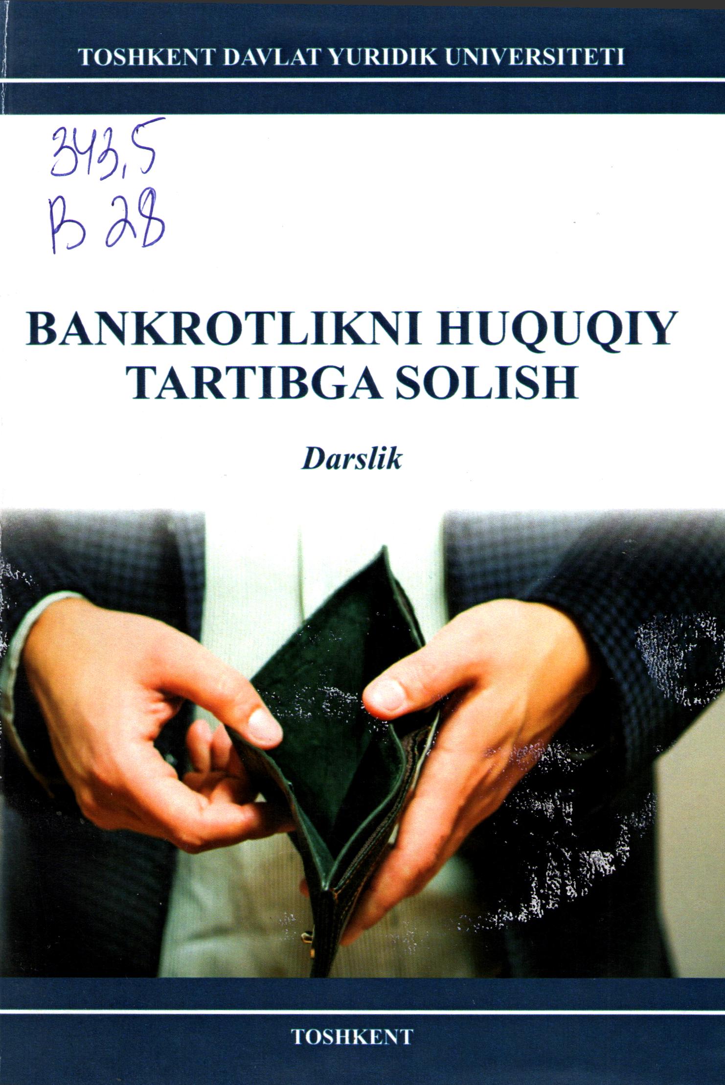 Bankrotlikni huquqiy tartibga solish