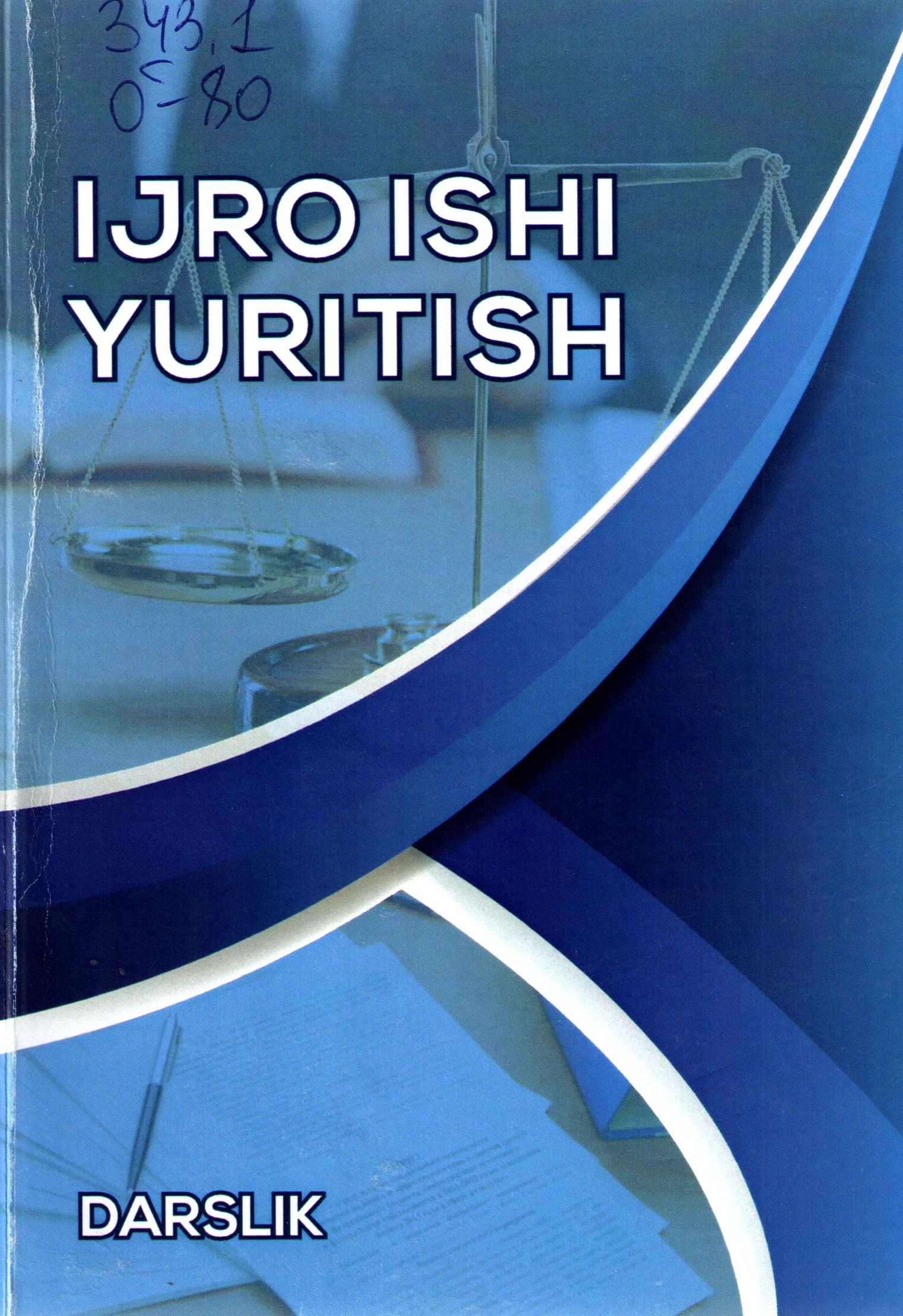 Ijro ishi yuritish