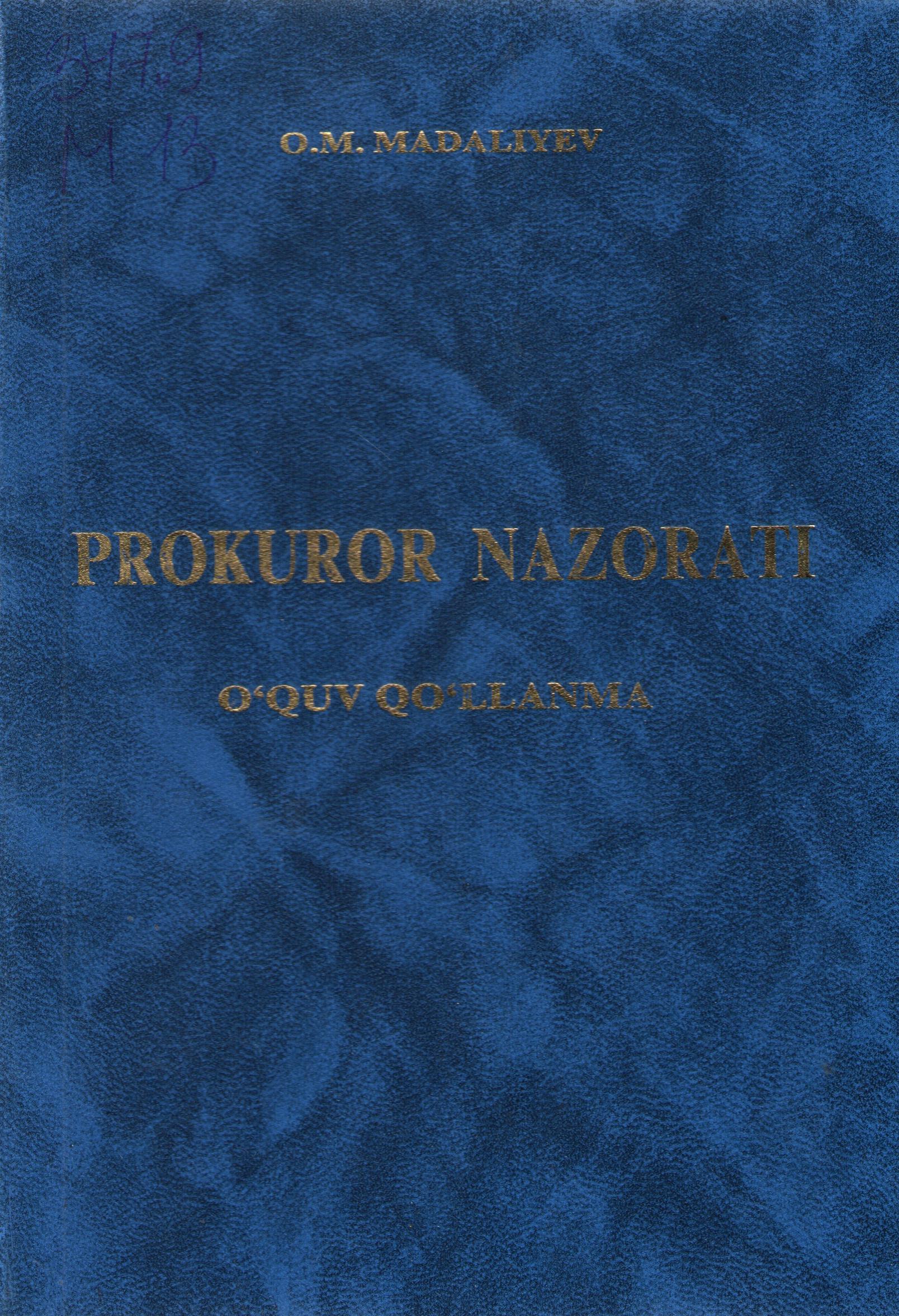 Prokuror nazorati