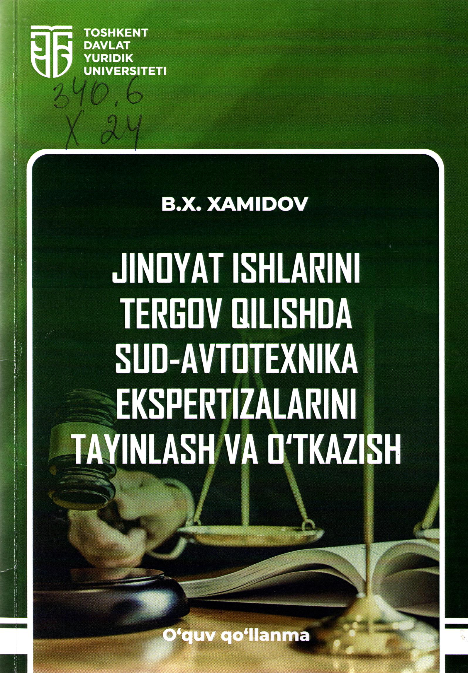 Jinoyat ishlarini tergov qilishda sud-avtotexnika ekspertizalarini tayinlash va o'tkazish