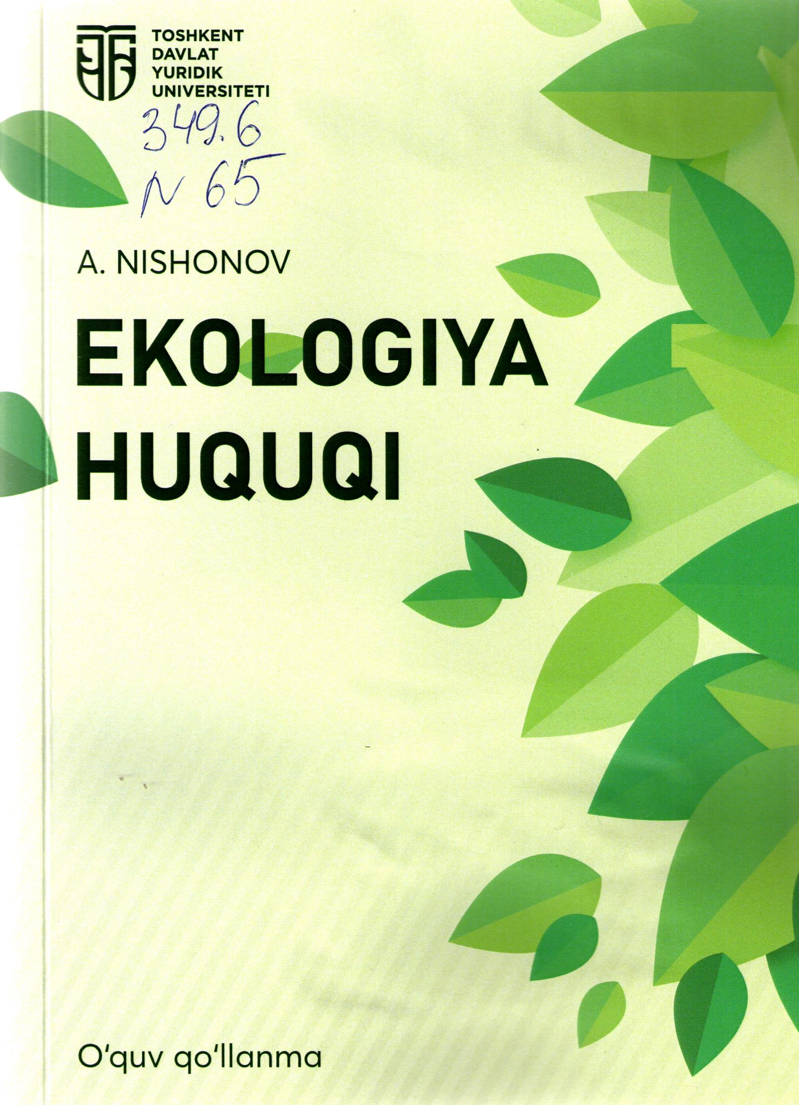 Ekologiya huquqi