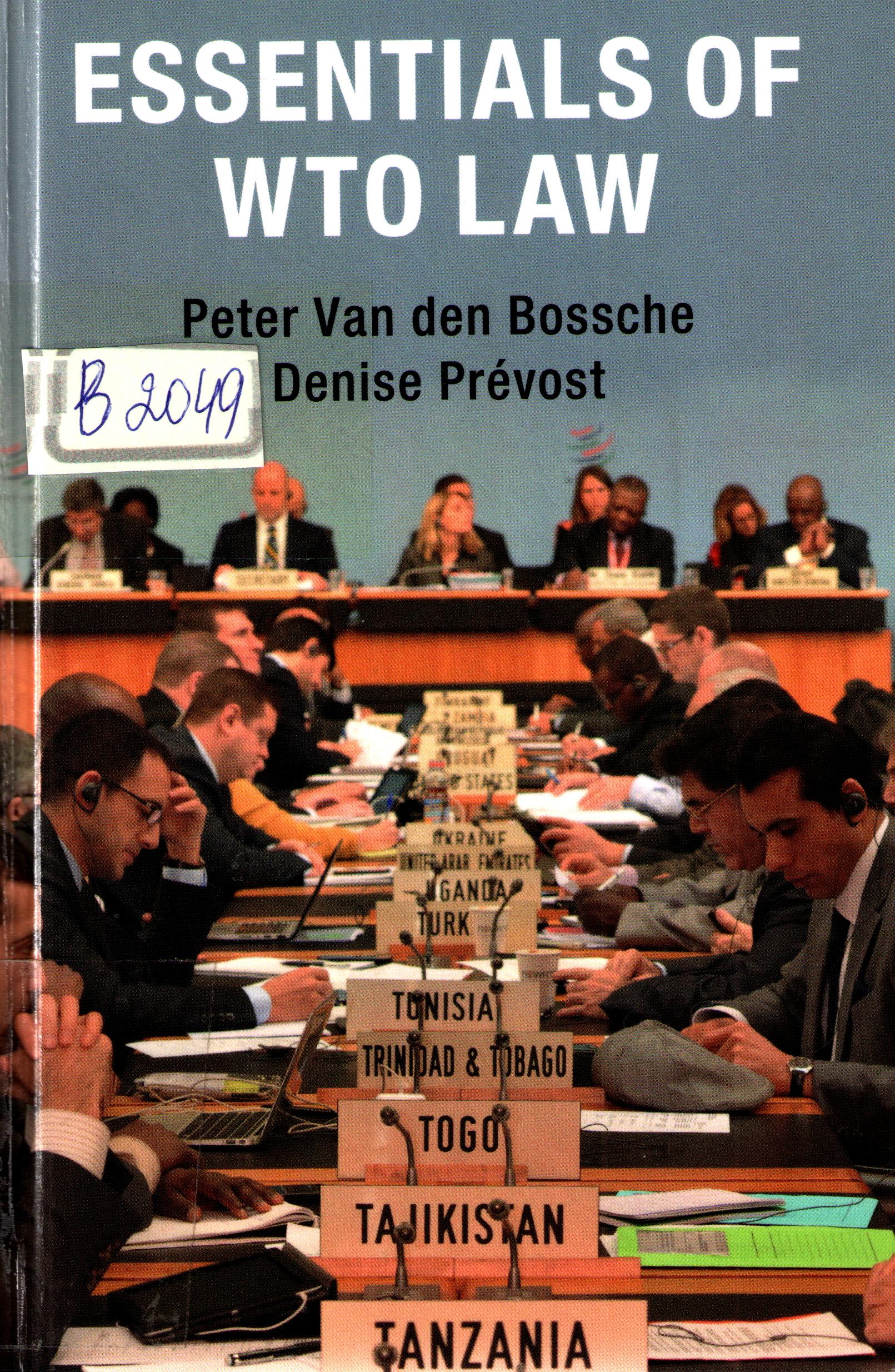 Essentials of wto law