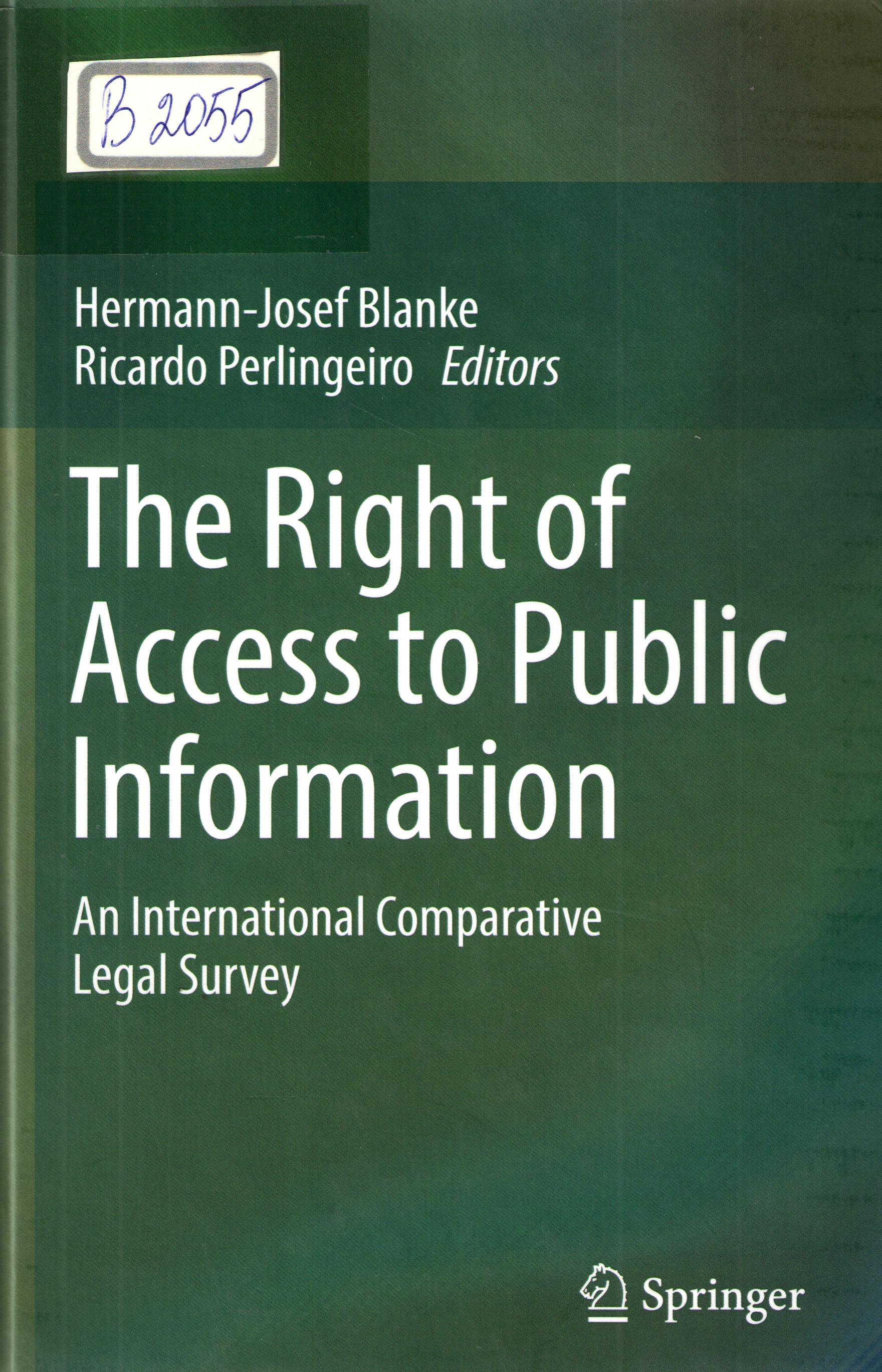 The Right of Access to Public Information