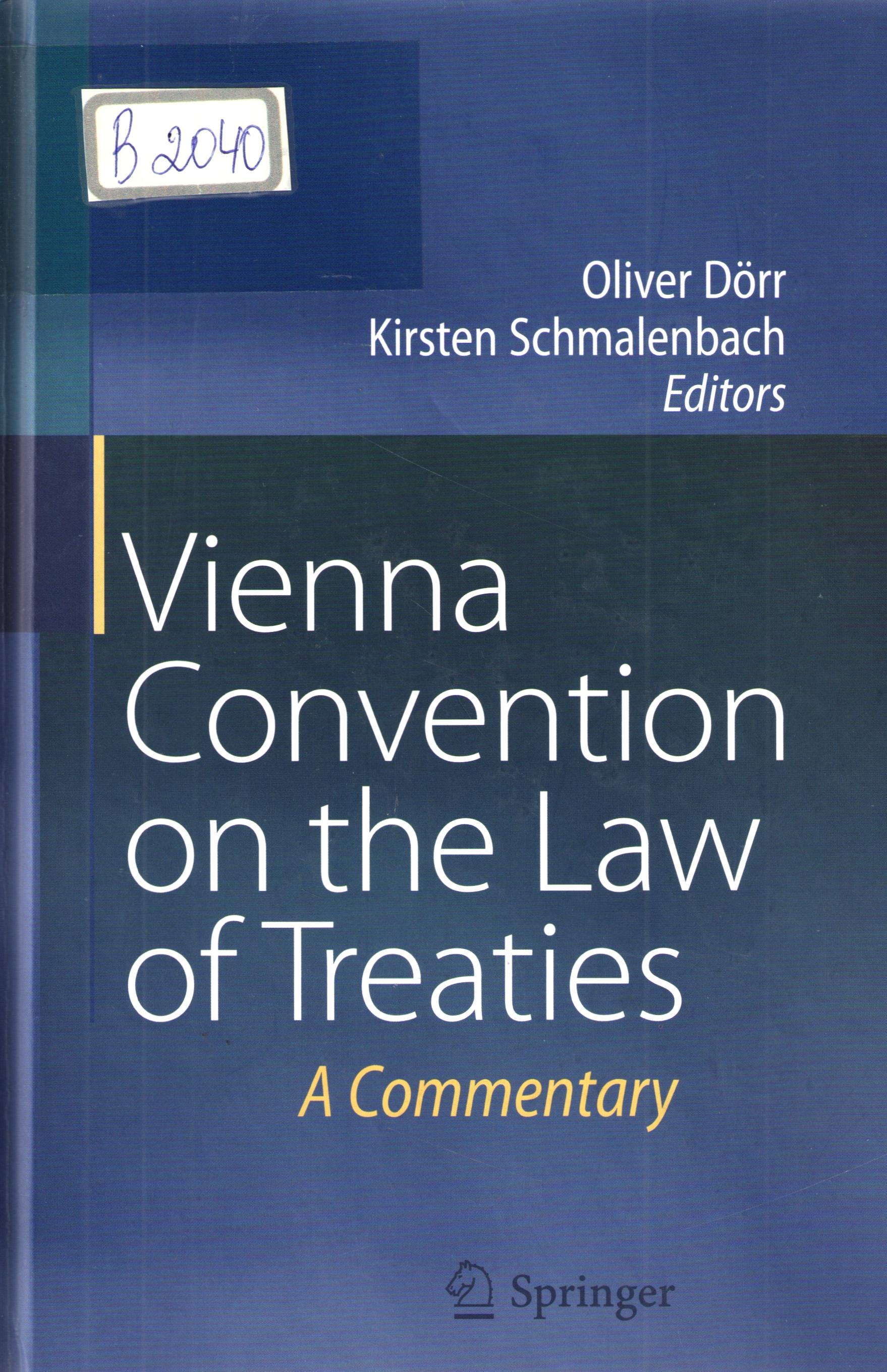 Vienna Convention on the law of Treaties
