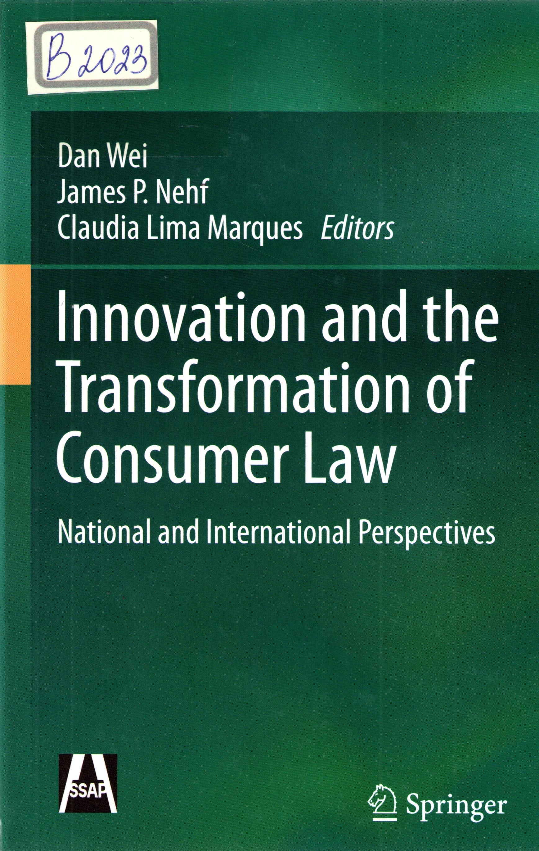 Innovation and the Transformation of Consumer law