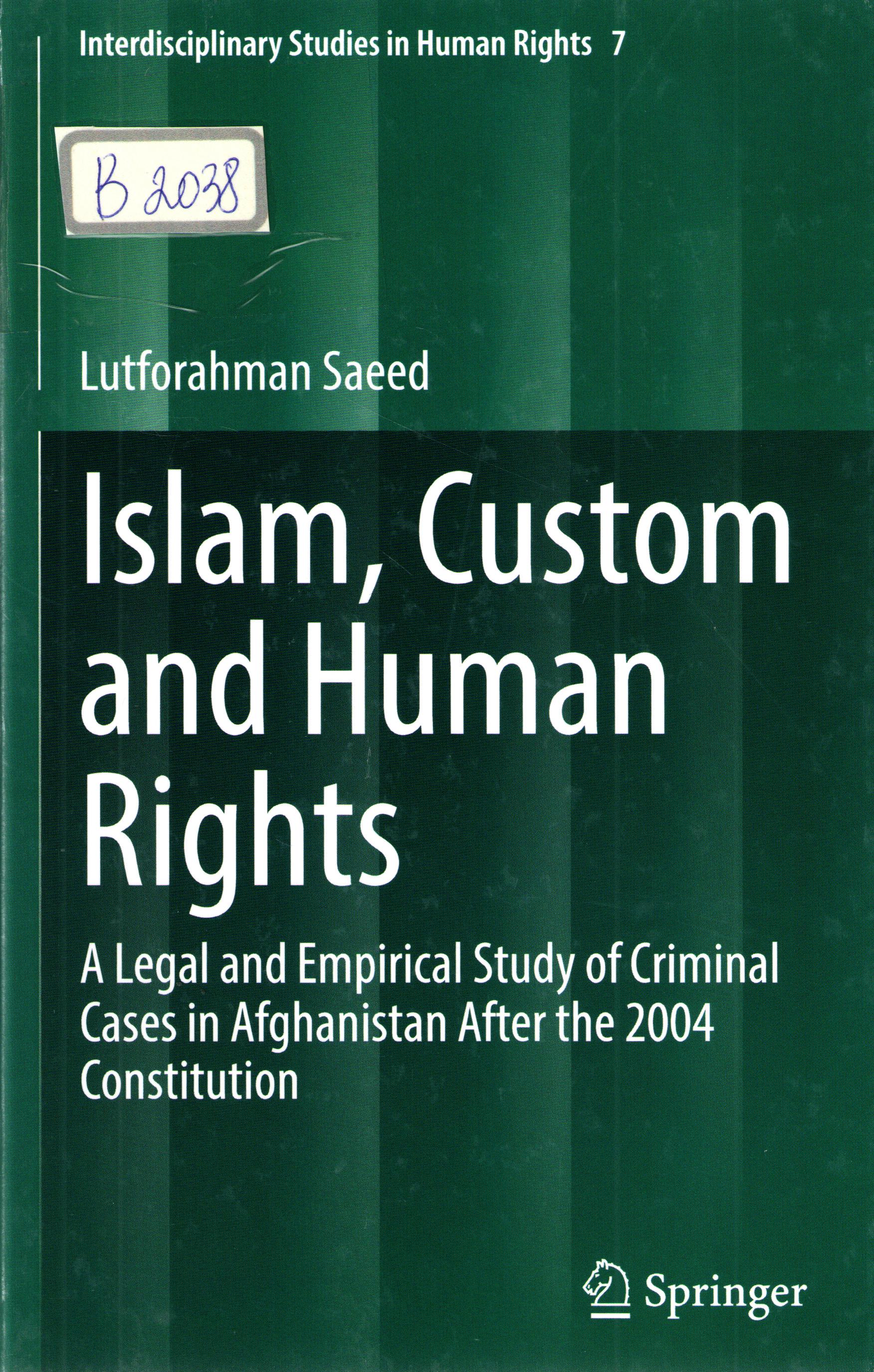 Islam, Custom and Human Rights